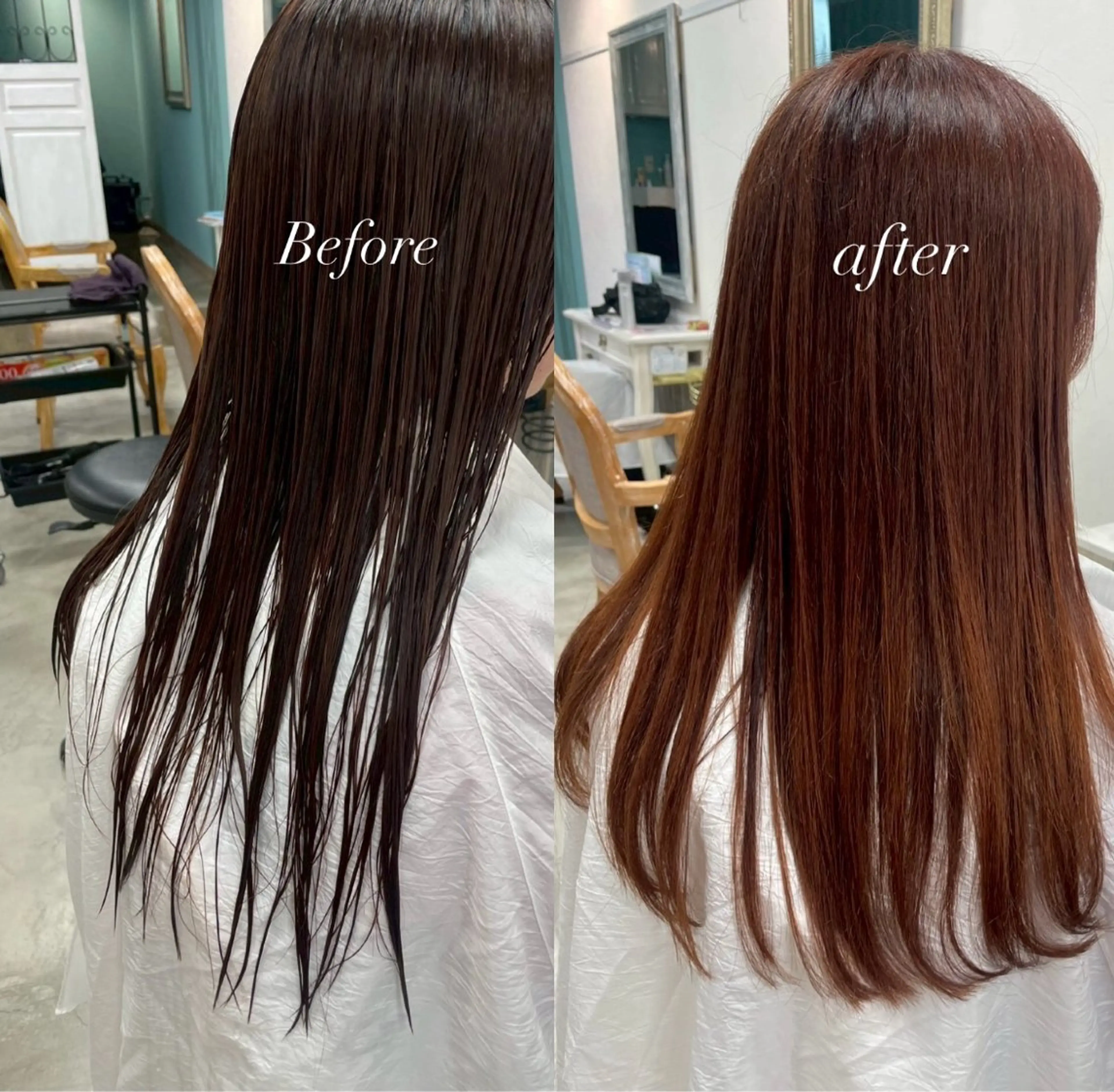 ミディアム カット ヘアカラー 【tico】 Chihoのマツエク・マツパデザイン