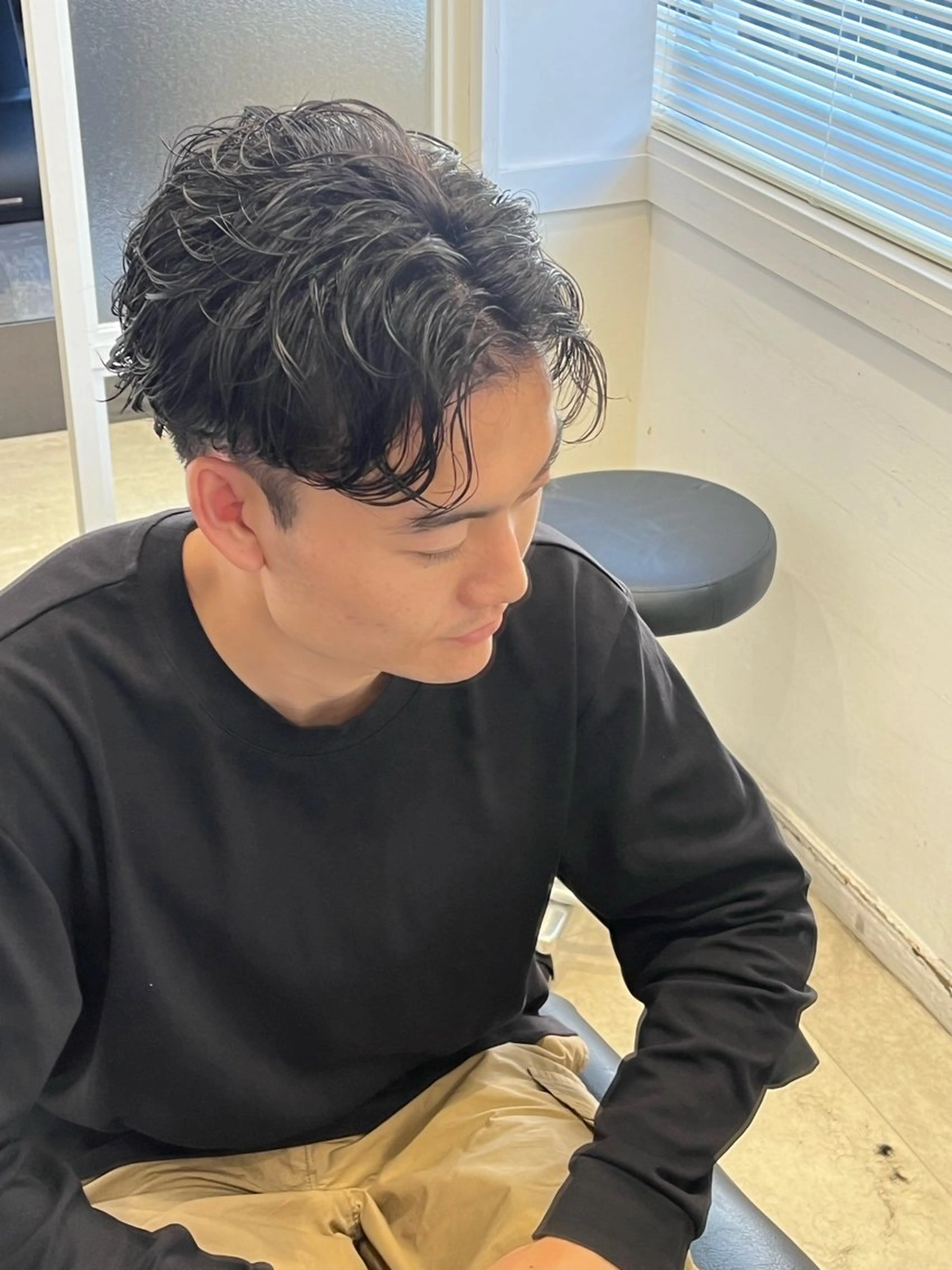 メンズ カット パーマ ヘッドスパ Go   Today シェアサロン　横浜店所属・【ただの天才 🎨】のヘアスタイル