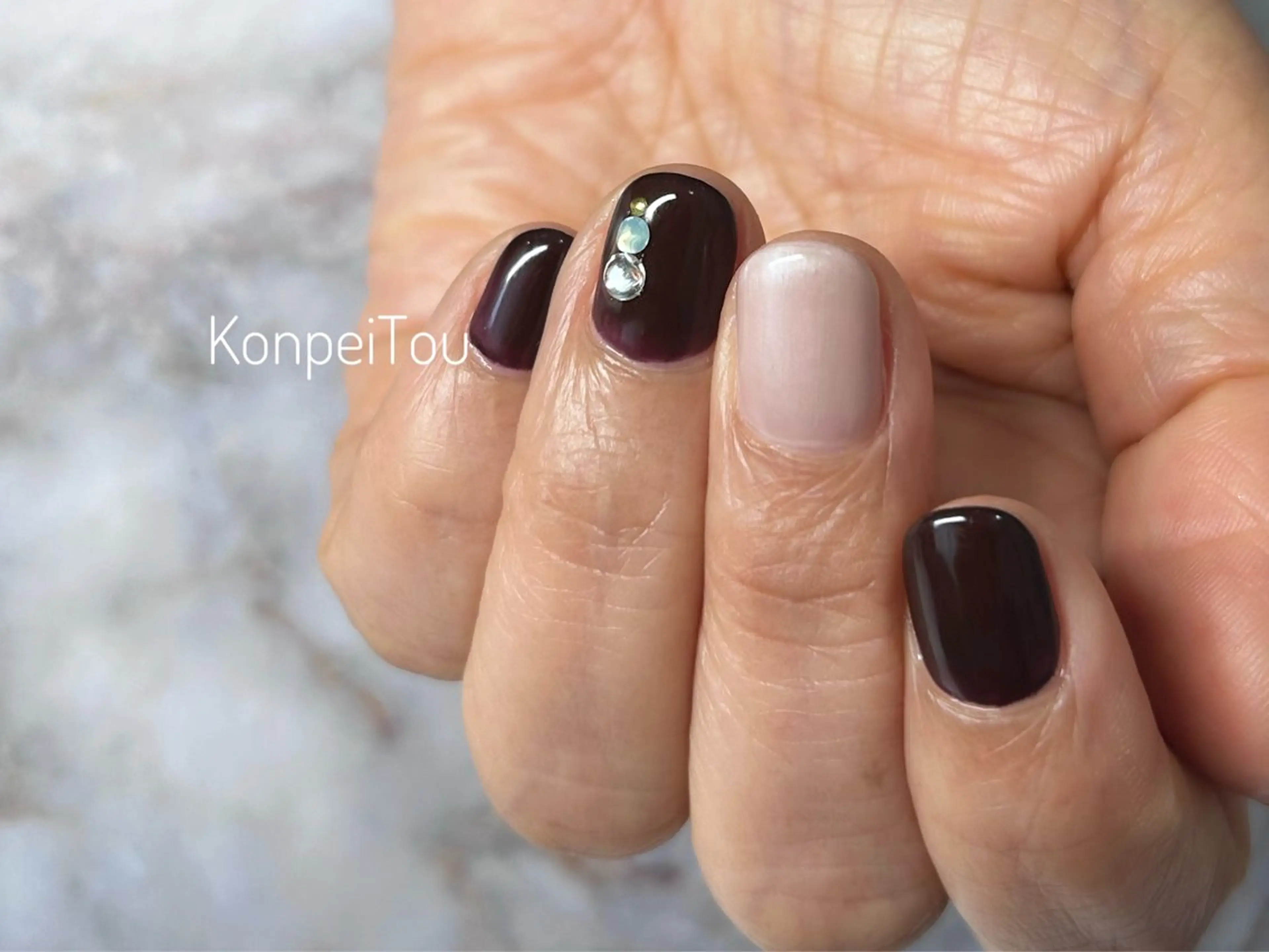 ネイル ハンドネイル おうちのネイルサロン　konpeiTou〜こんぺいとう〜所属・おうちのネイルサロン KonpeiTouのネイルデザイン