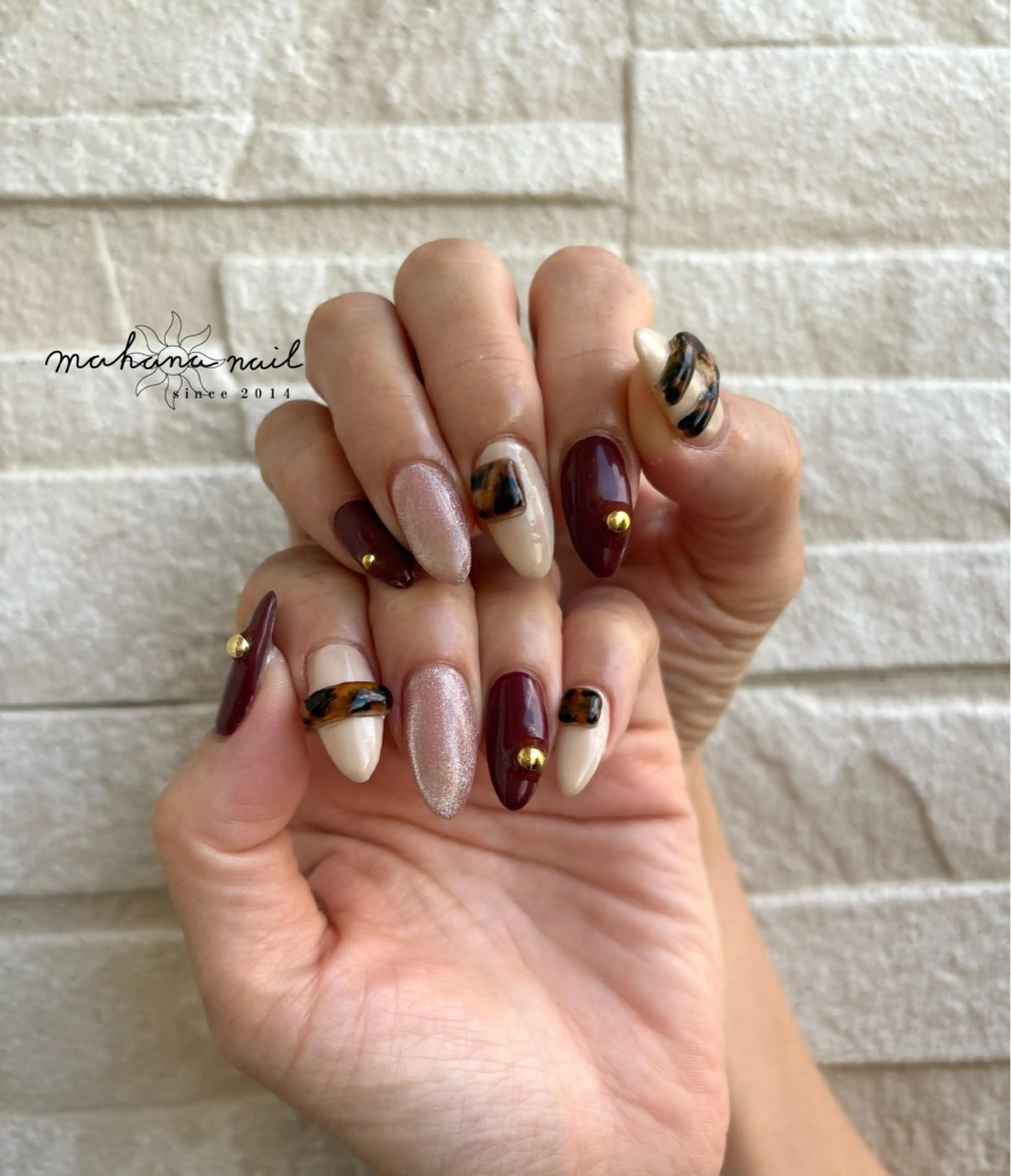 ネイル アートネイル ハンドネイル mahana nailのネイルデザイン