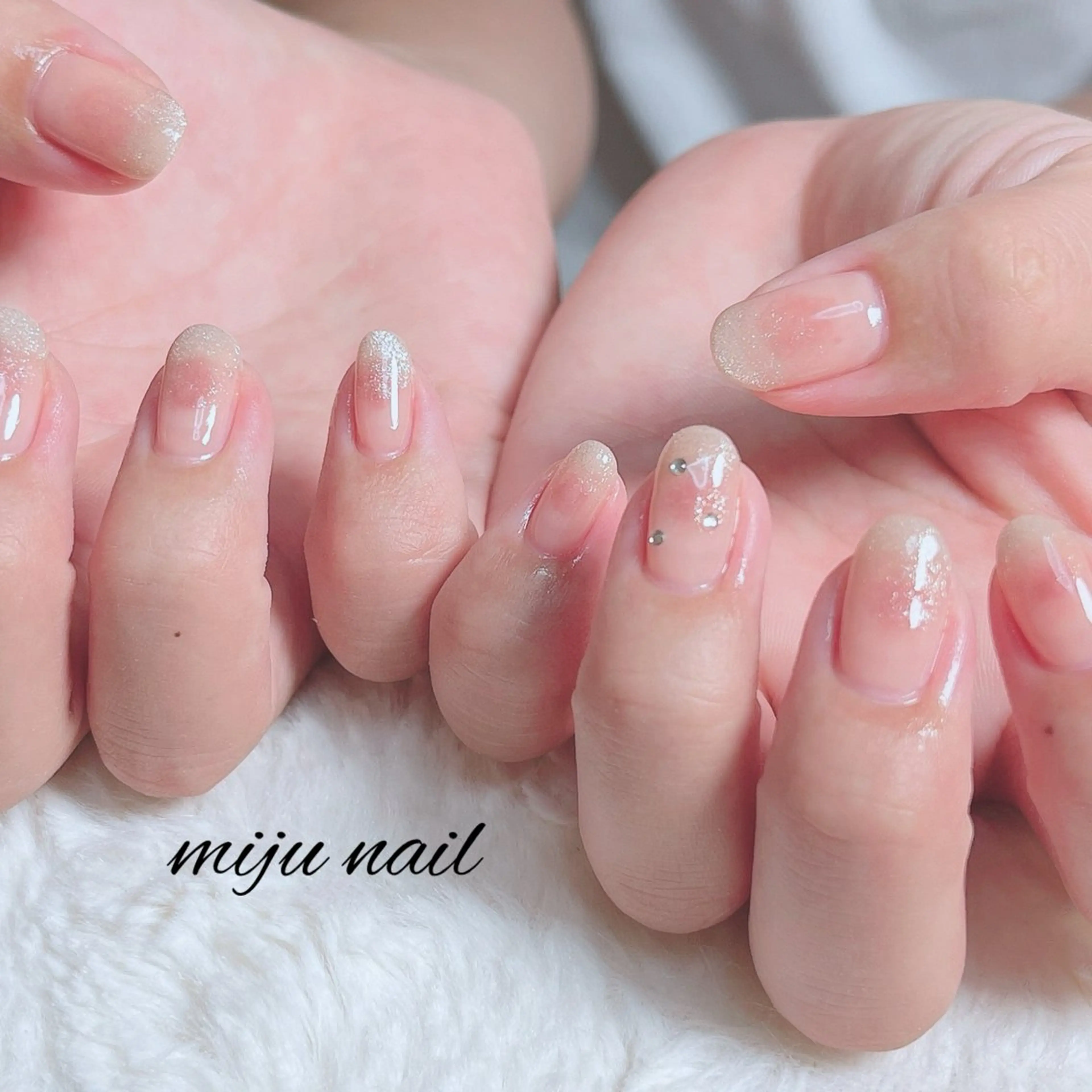 ネイル ❁miju nail 大人上品/自爪育成のネイルデザイン