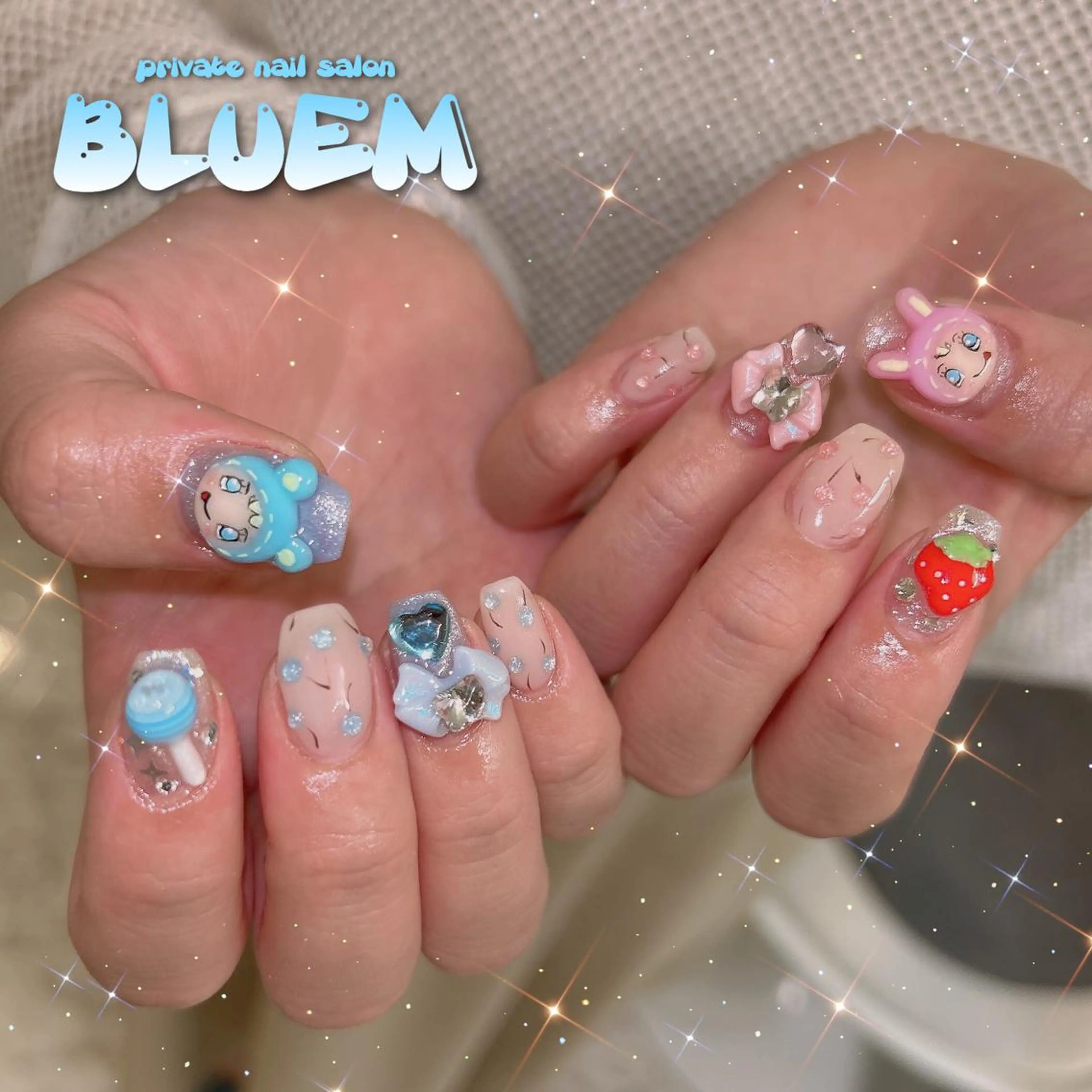 ネイル ハンドネイル BLUEM なな🐶のネイルデザイン