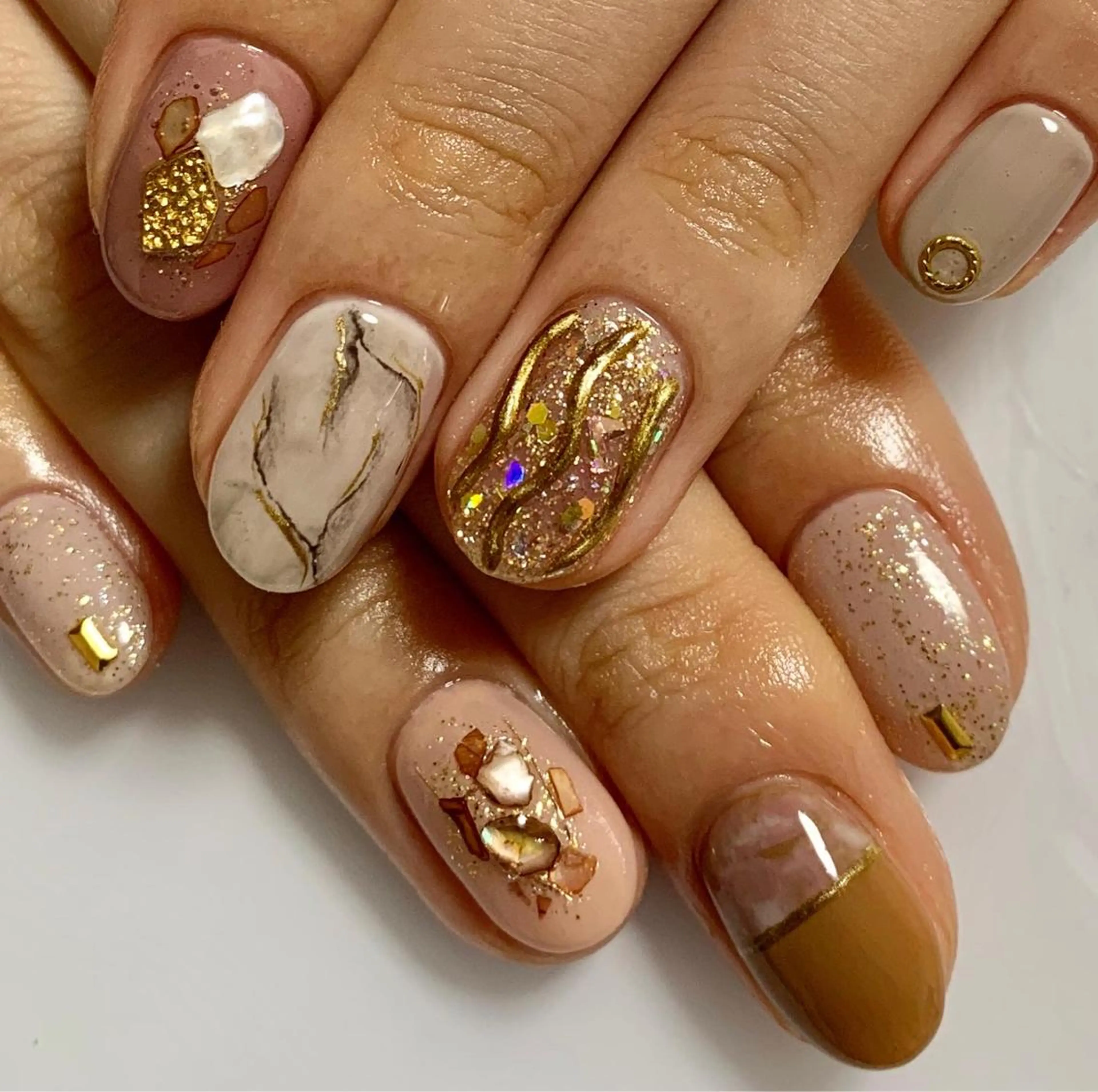 ネイル ハンドネイル Nail&Eyelash Amour(アムール)所属・山下 愛のネイルデザイン