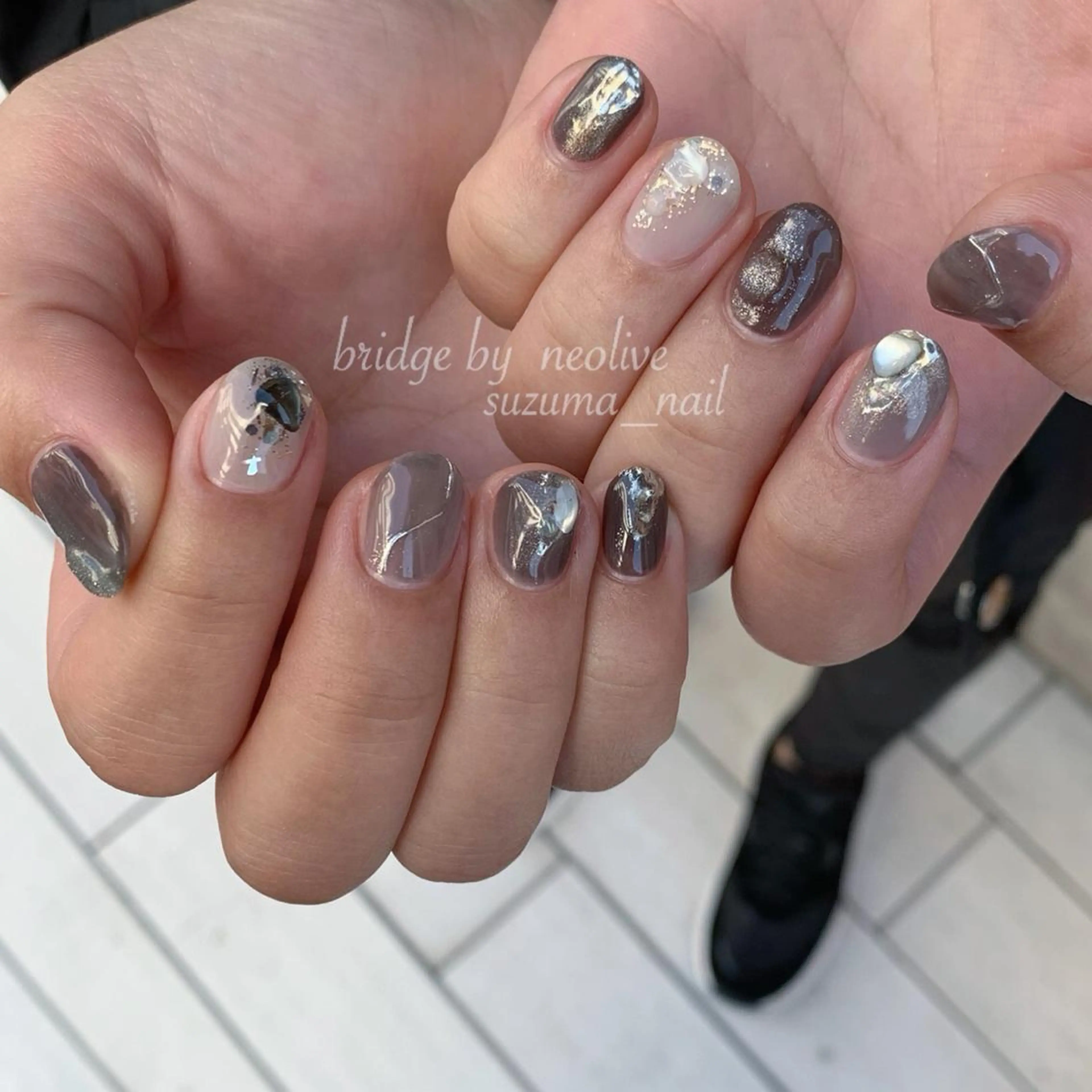 ネイル 持ち込み 鈴木 まゆのネイルデザイン