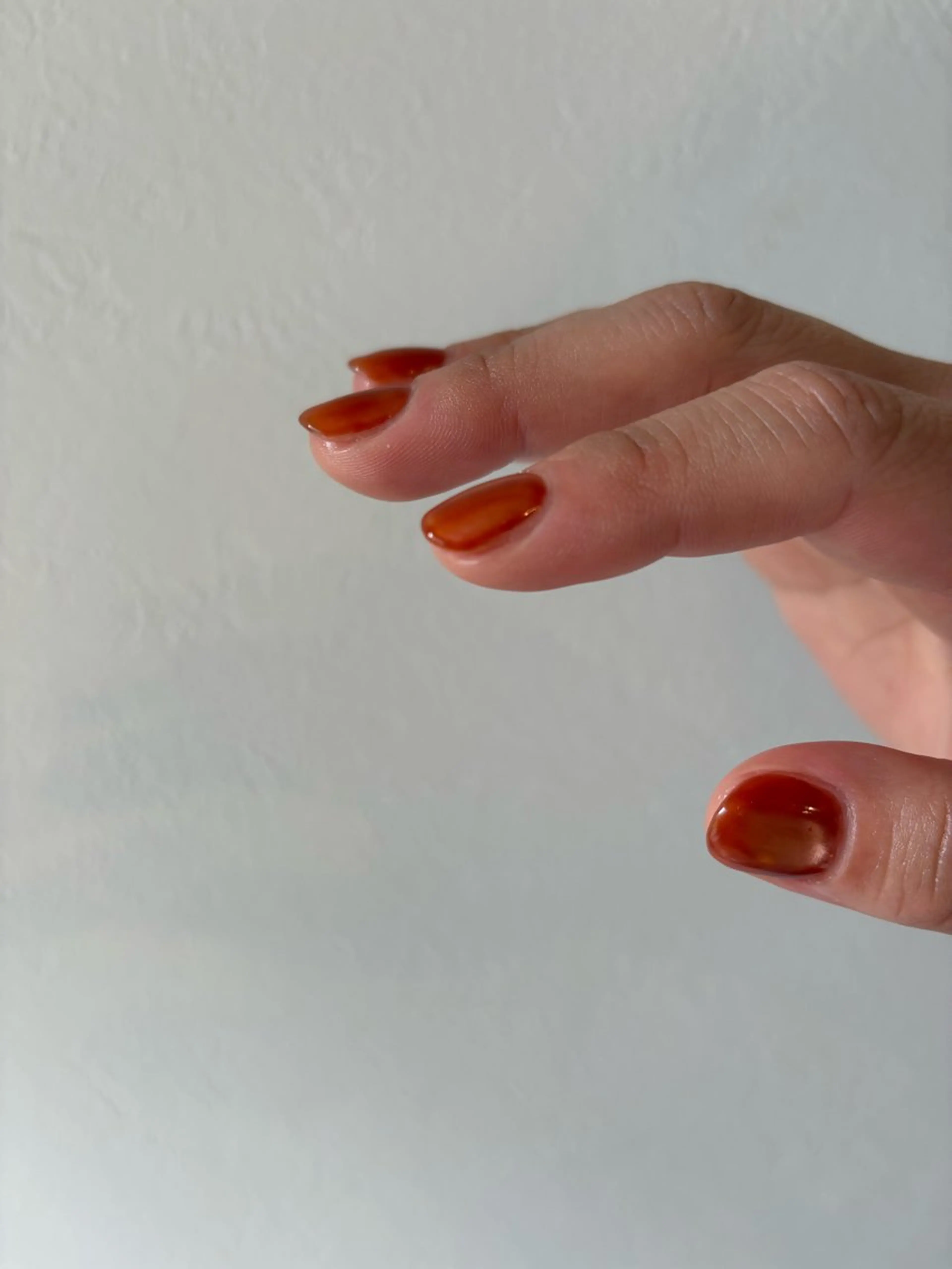 ネイル オレンジ ハンドネイル 🌲🌳🚪iiit o🌲🌳🌲のネイルデザイン