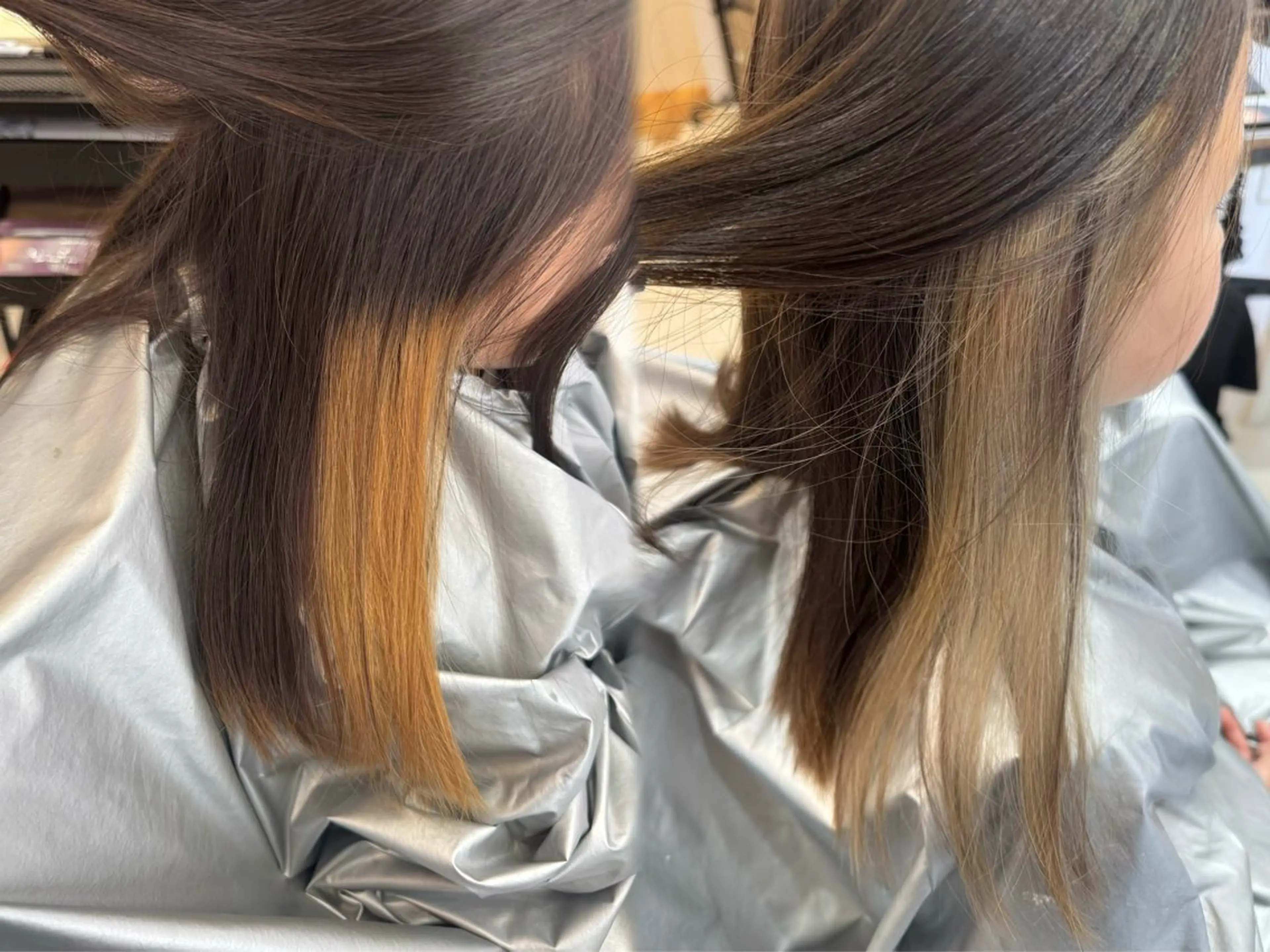 ロング カラー ベージュカラー ブリーチ Agu hair 粉河のヘアスタイル