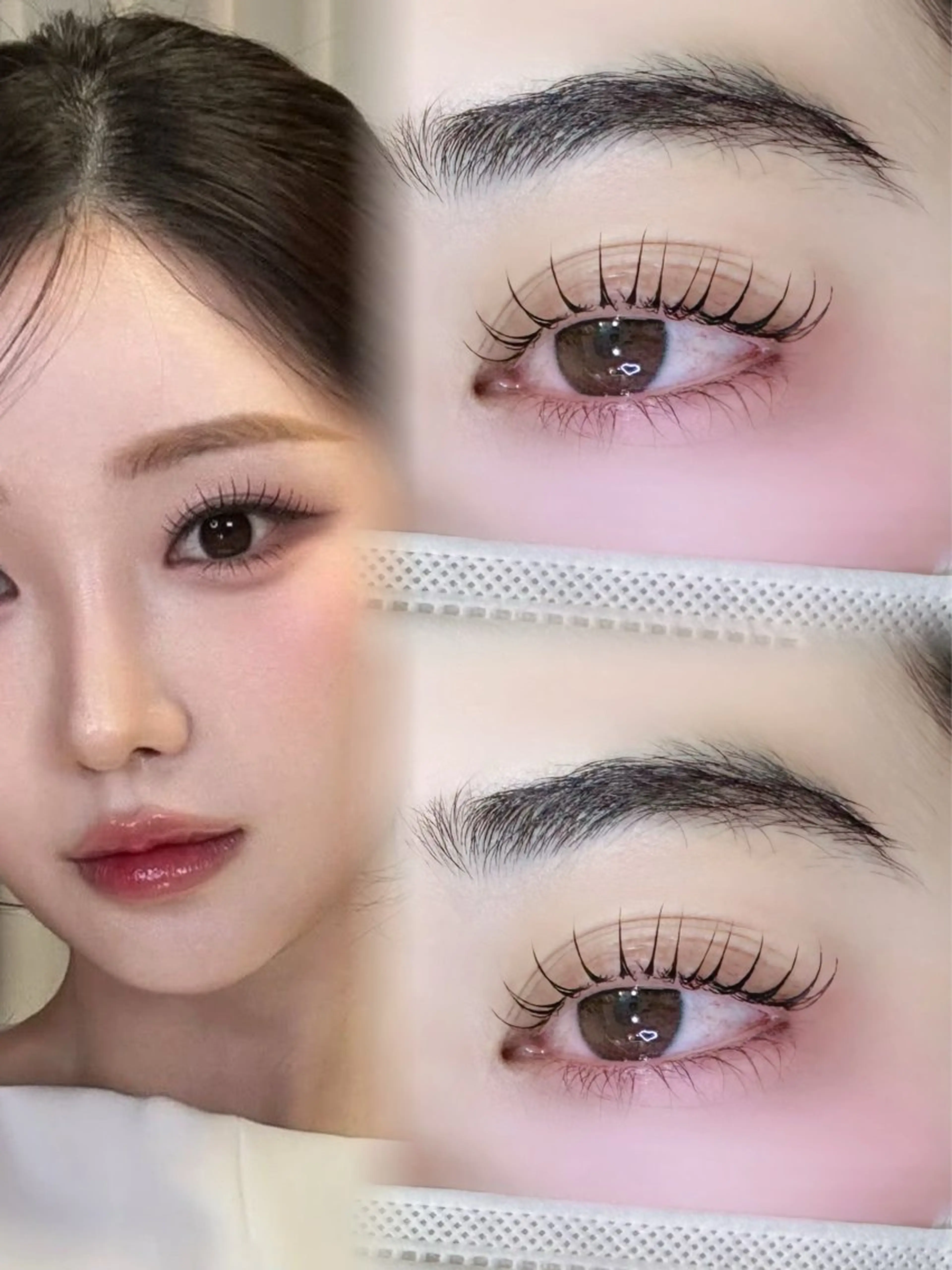 マツエク・マツパ 束感まつ毛 韓国風マツエク EYESTYLE vivid 元住吉店所属・🎀元住吉アイリスト Haruna🎀のマツエク・マツパデザイン