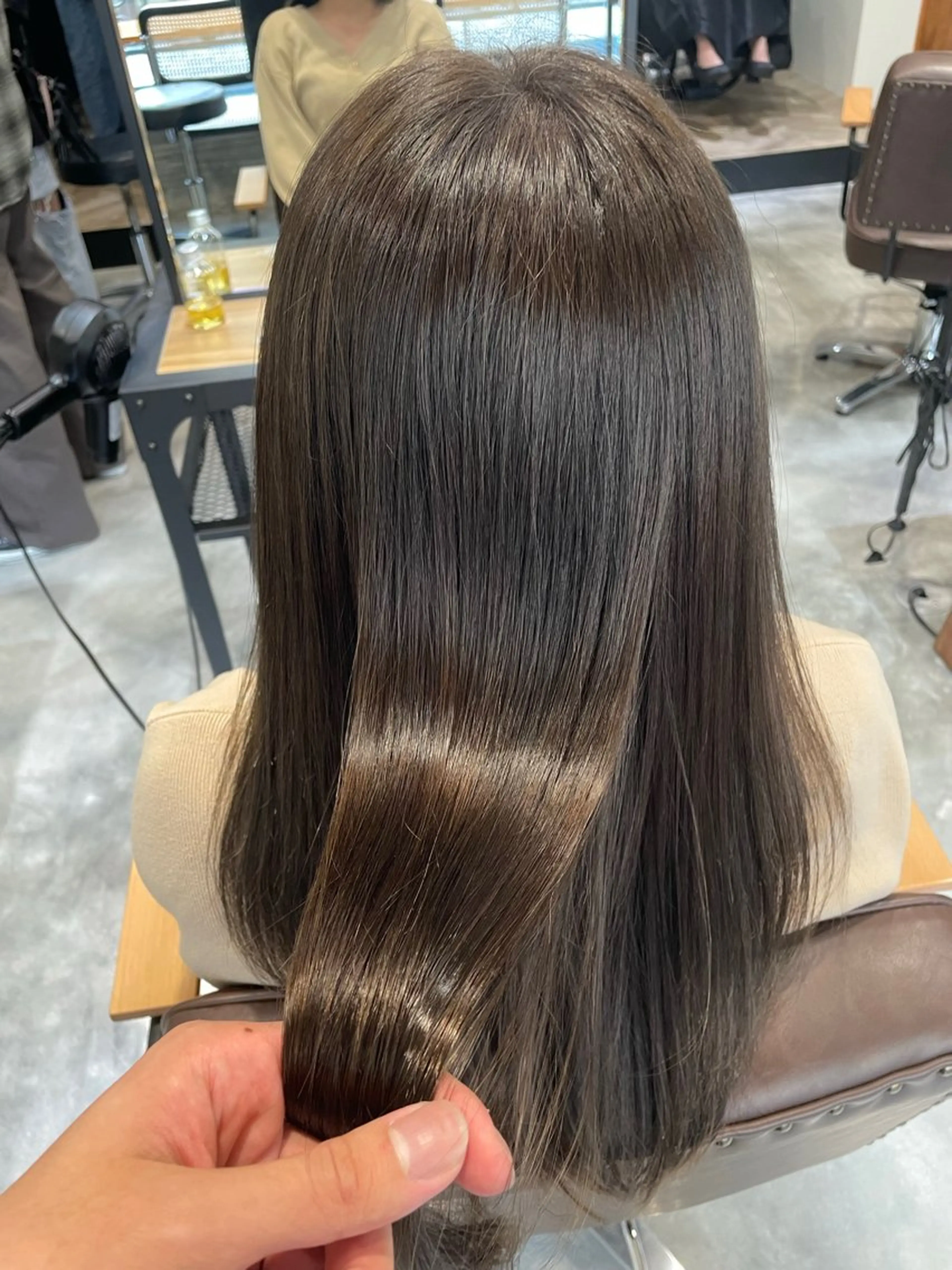 カラー アクアカラー 髪質改善 NIKA 蒲田所属・マンツーマン 髪質改善　工藤のヘアスタイル