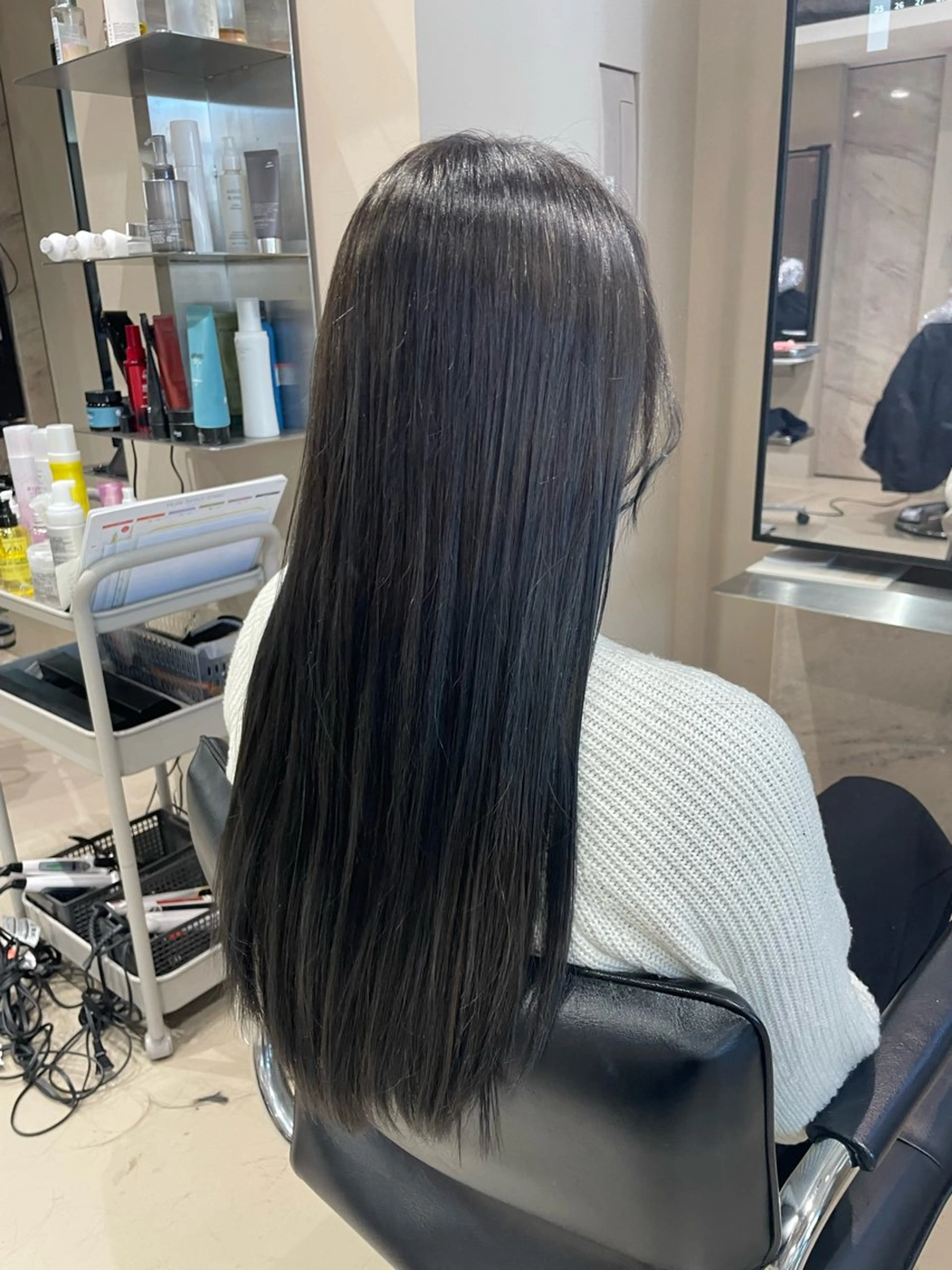 セミロング カット ヘアカラー けいせい/横浜/ カラー、パーマ、縮毛のヘアスタイル