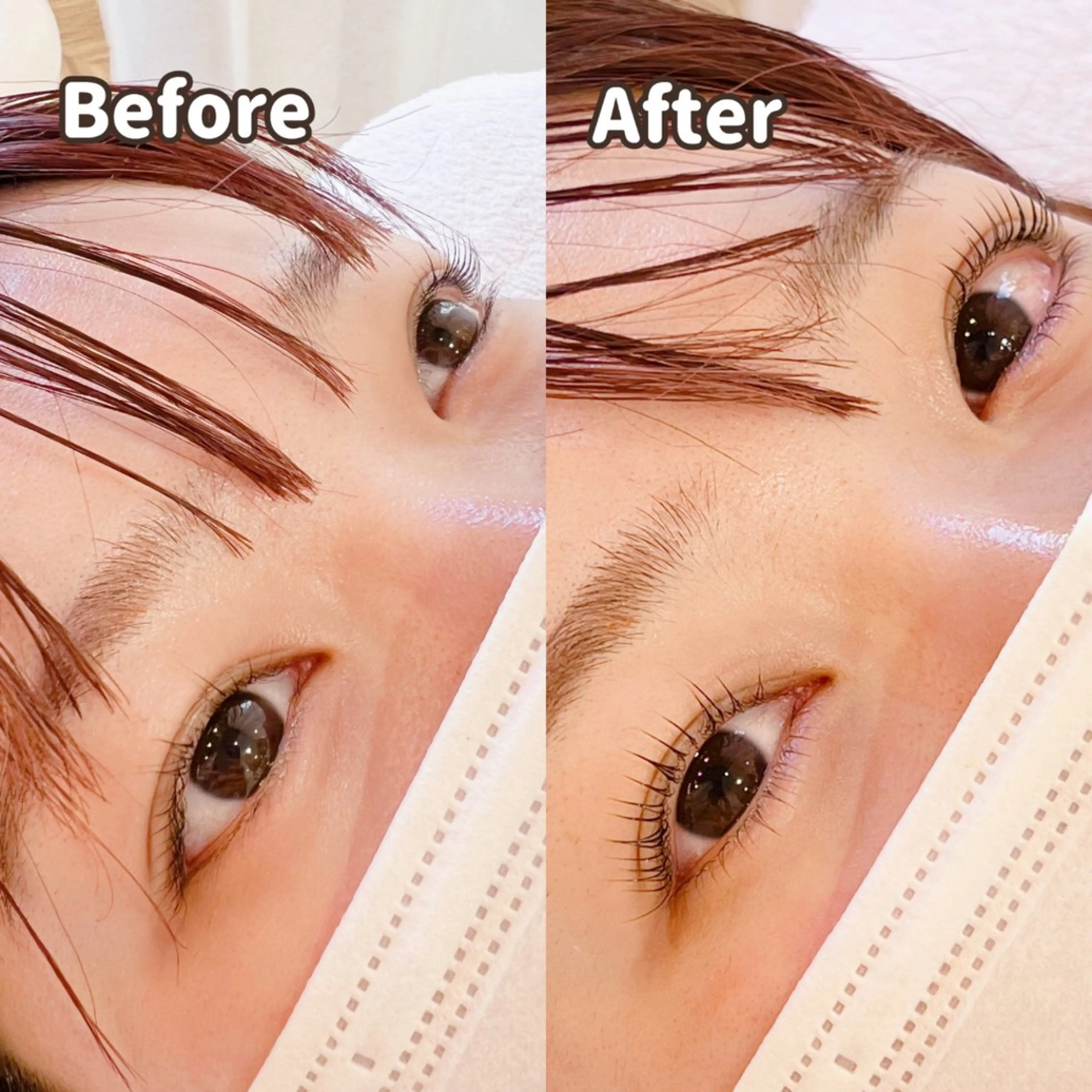 上下マツパ【次世代まつげパーマ】化粧品成分配合のまつげカール♪　上下コスメリフト✨アイシャンプー付き✨の写真