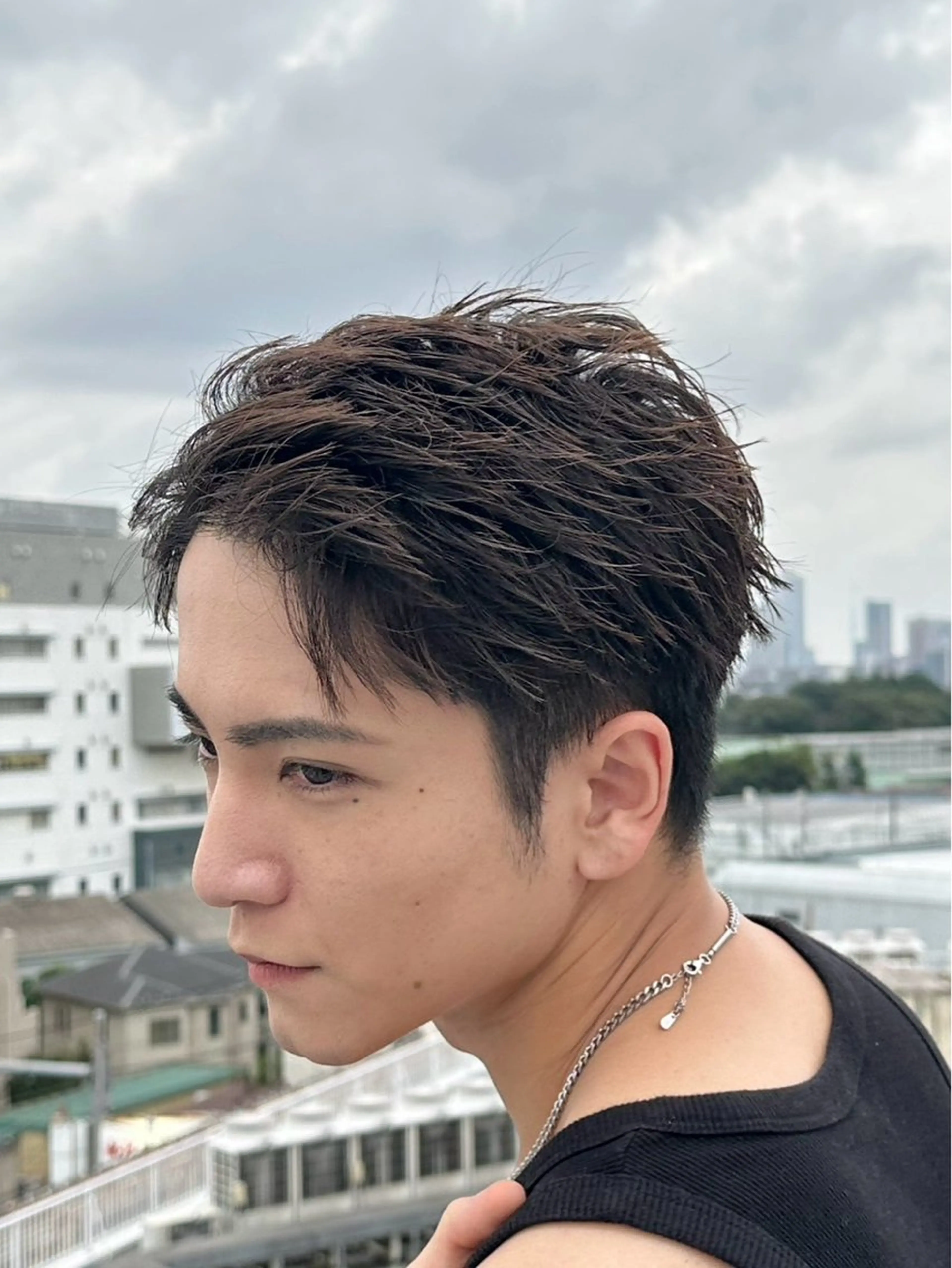 ミディアム パーマ メンズ カット パーマ メンズ支持率エリア No.1/keitaのヘアスタイル