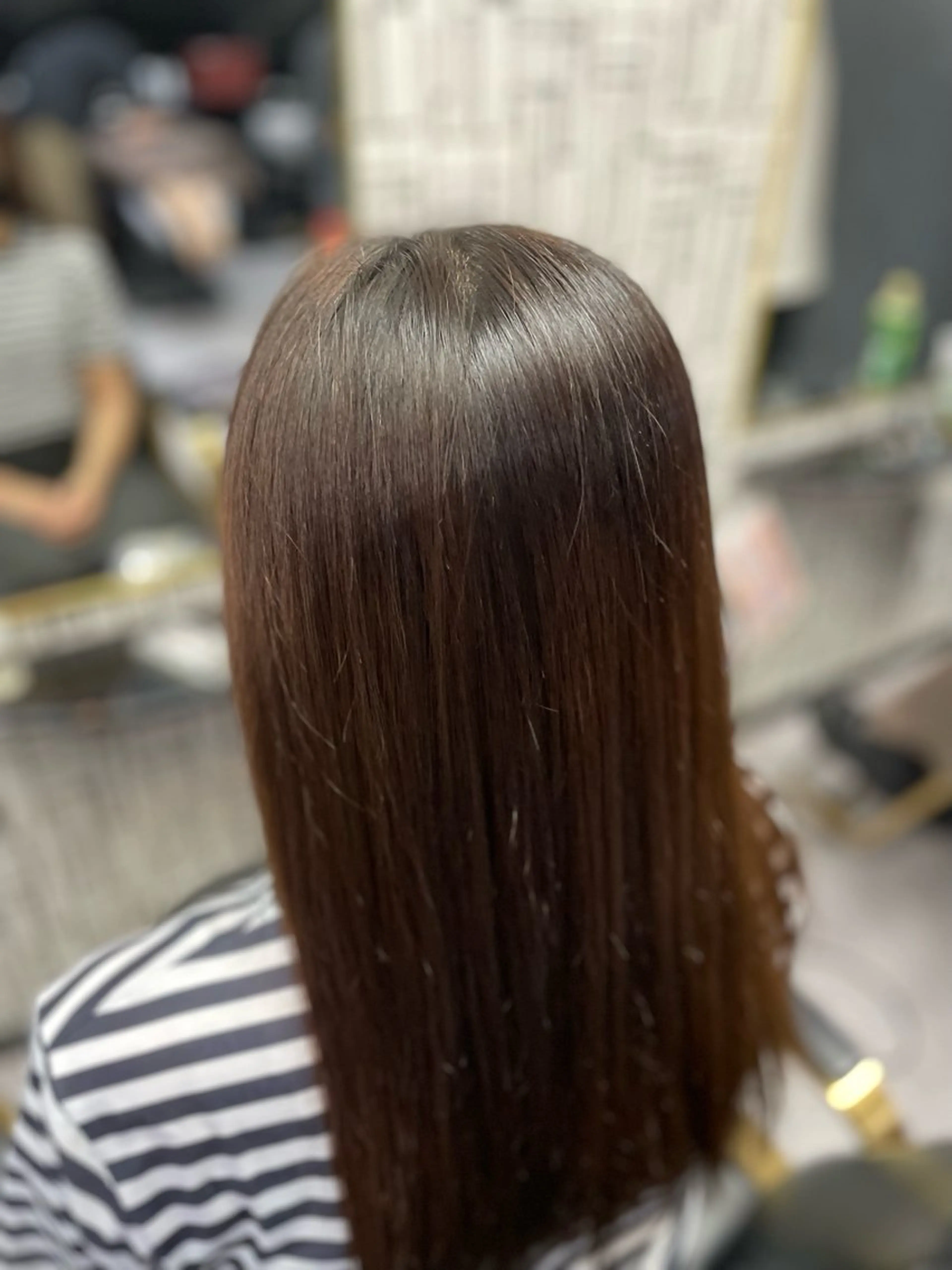 ロング パーマ 縮毛矯正 トリートメント ストレートパーマ カット 縮毛矯正 トリートメント 篠原 侑作のヘアスタイル