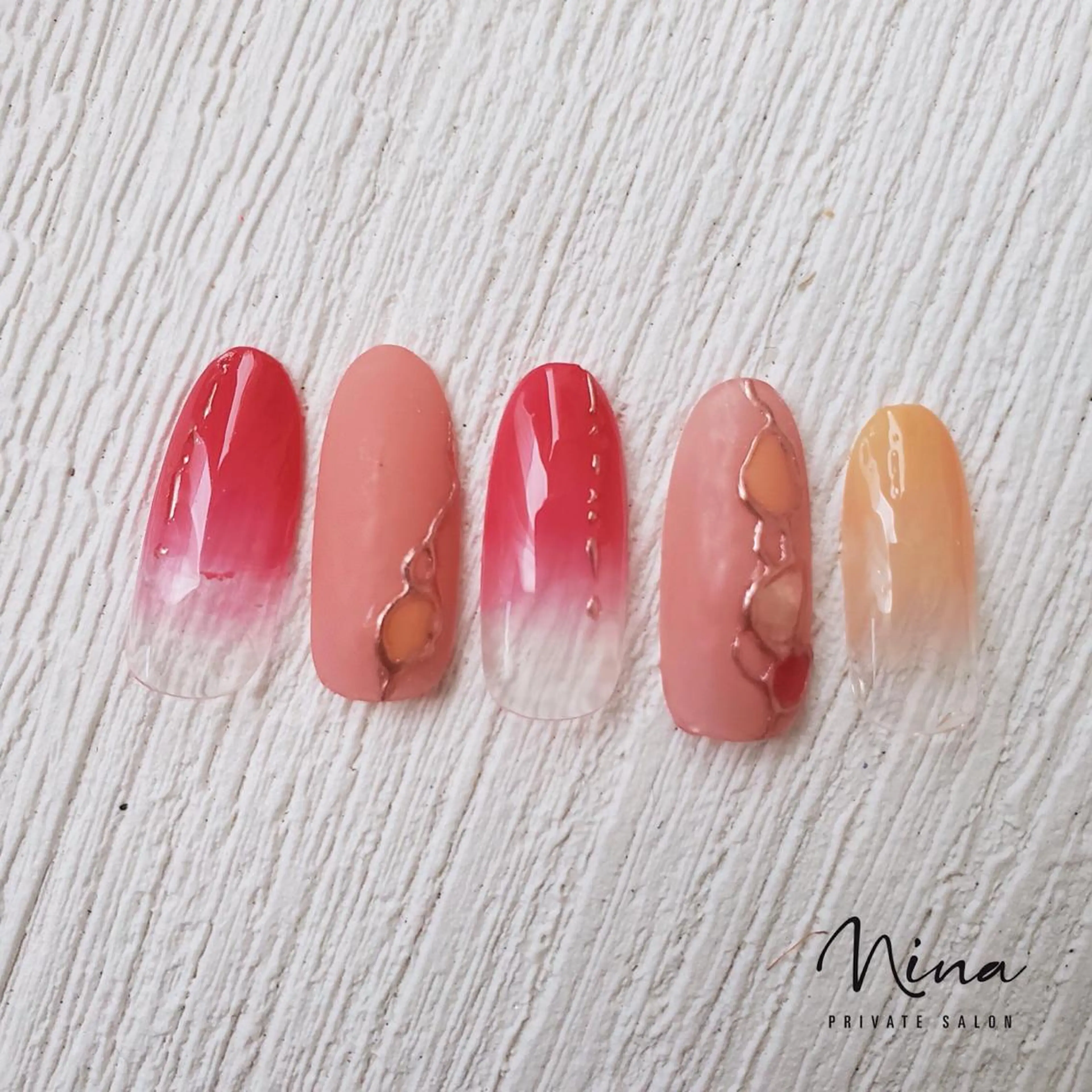 ネイル 春ネイル ネイル＆フットケアサロンアイアムアイ所属・ネイリスト モリシタのネイルデザイン