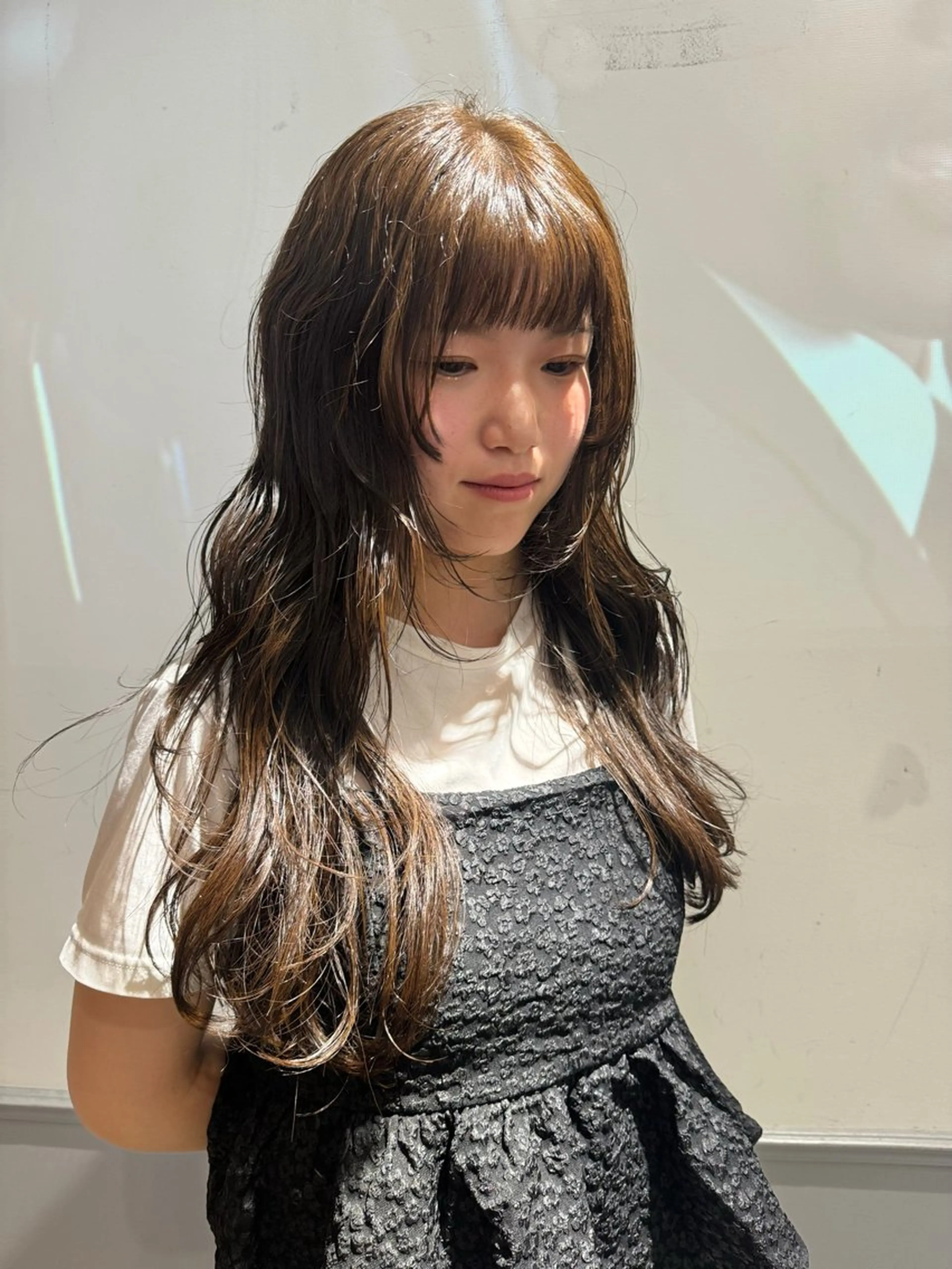 ロング ヘアカラー トリートメント siki/ボブ パーマ/ayanaのヘアスタイル