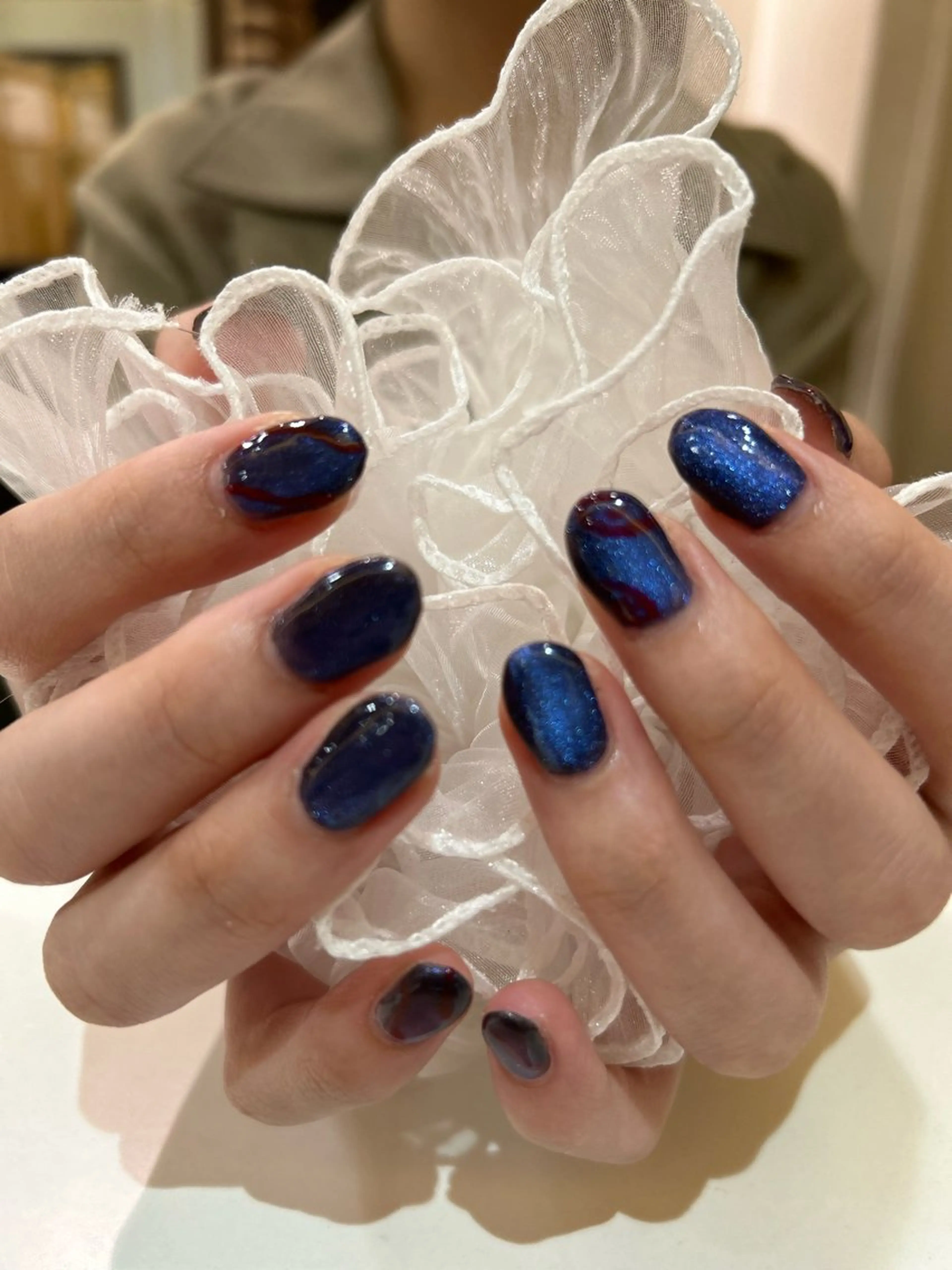 ネイル マグネットネイル メンズネイル ハンドネイル メンズ/艶髪/カラー サクラ🌸のヘアスタイル