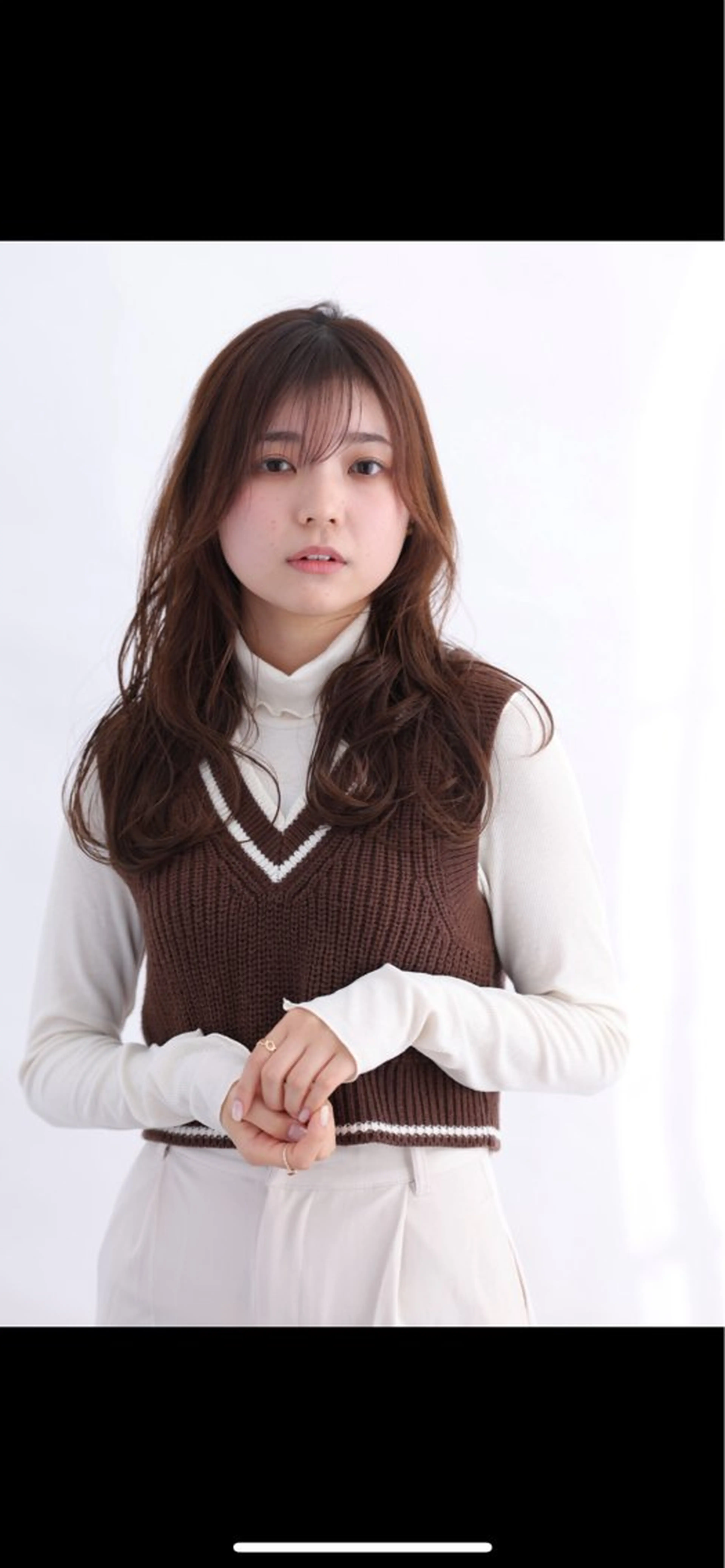 ロング 西村 友佑のヘアスタイル