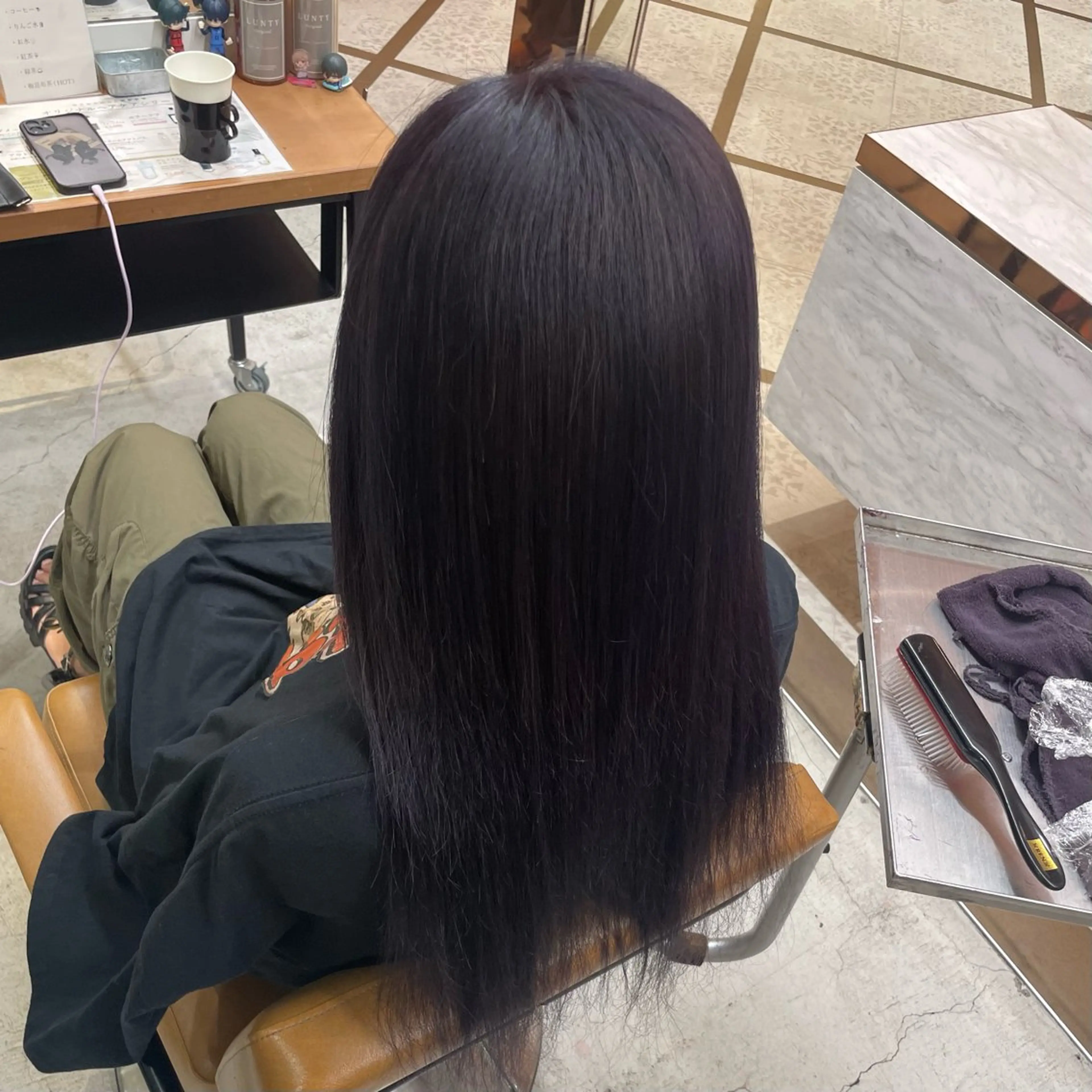 カラー L studio心斎橋店【エルスタジオ】所属・透け感ベージュ 🪐REN🪐のヘアスタイル