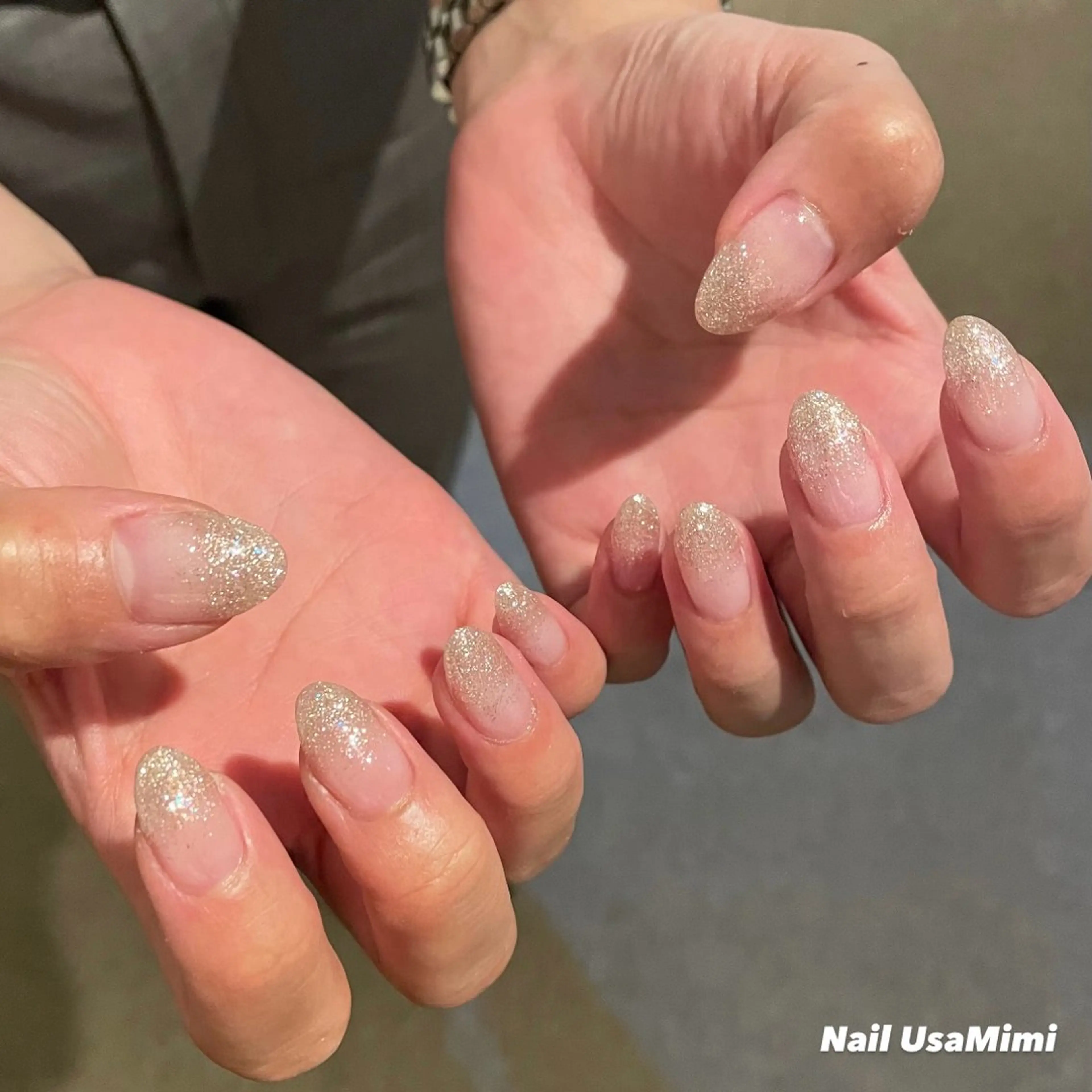 ネイル ラメ(グリッター) ラメグラデーション ハンドネイル NAIL DOT STUDIO堺筋本町のネイルデザイン
