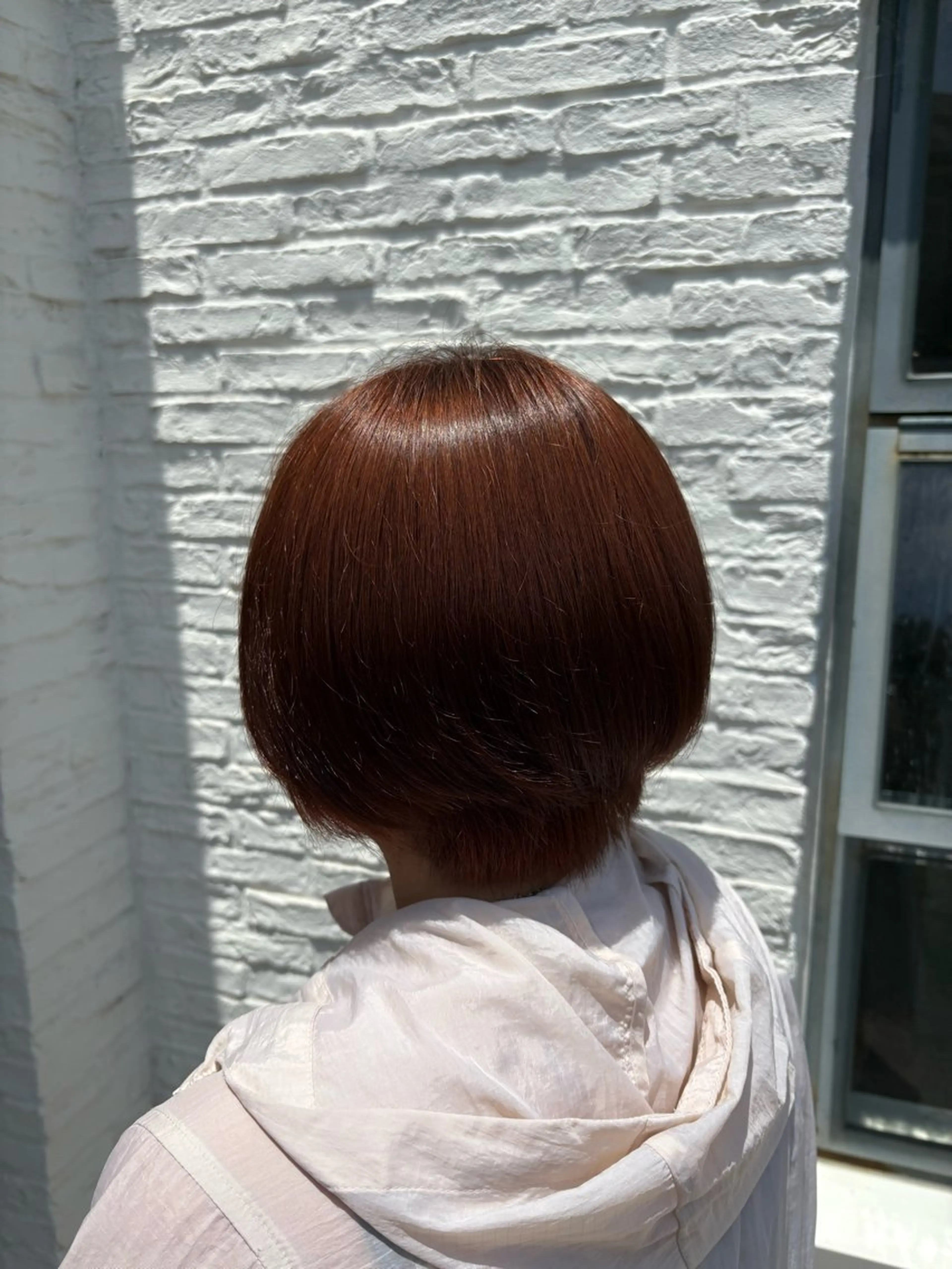 カラー ブラウンカラー ピンクカラー タニグチ 南草津のヘアスタイル