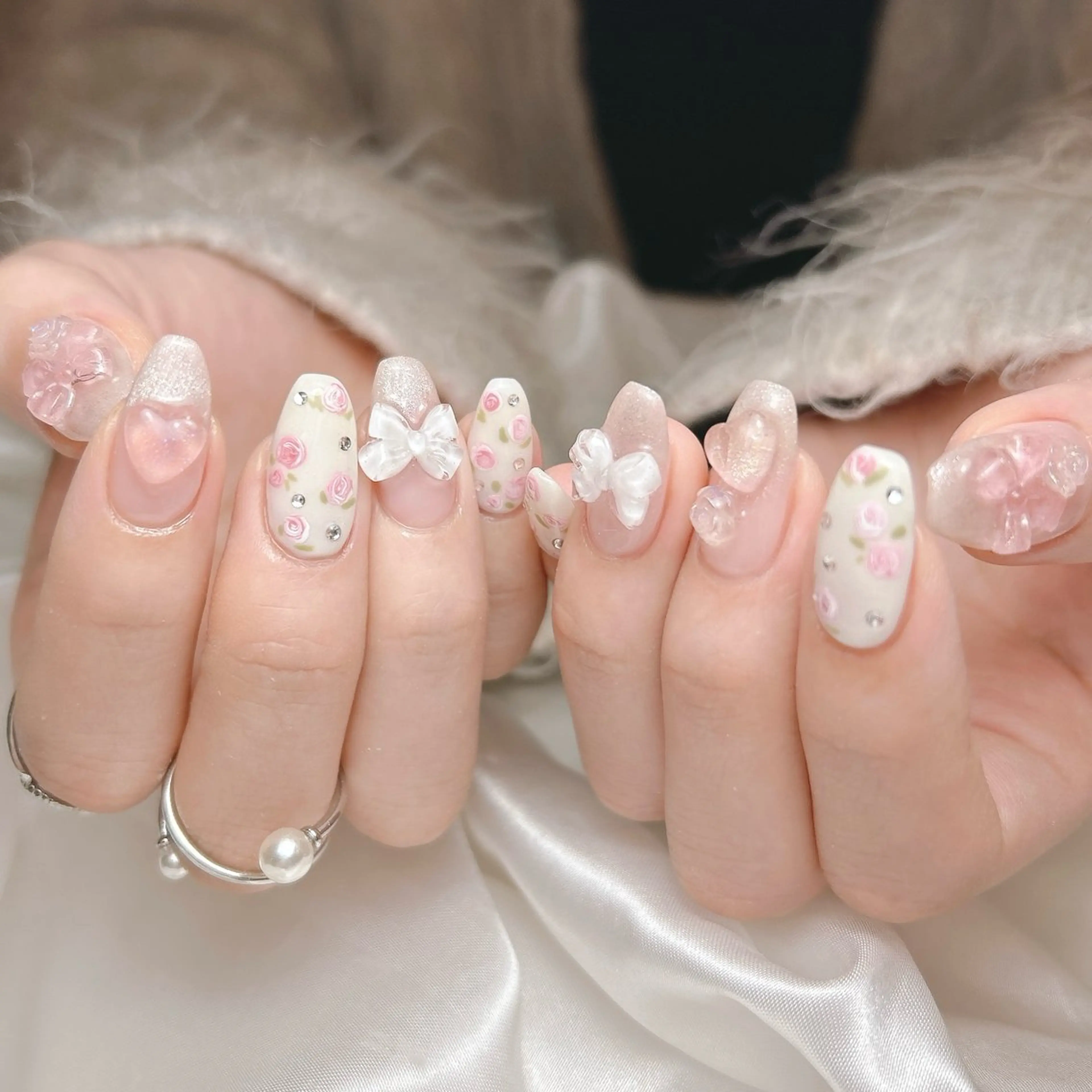 ネイル ハンドネイル junna のぞいてねのネイルデザイン