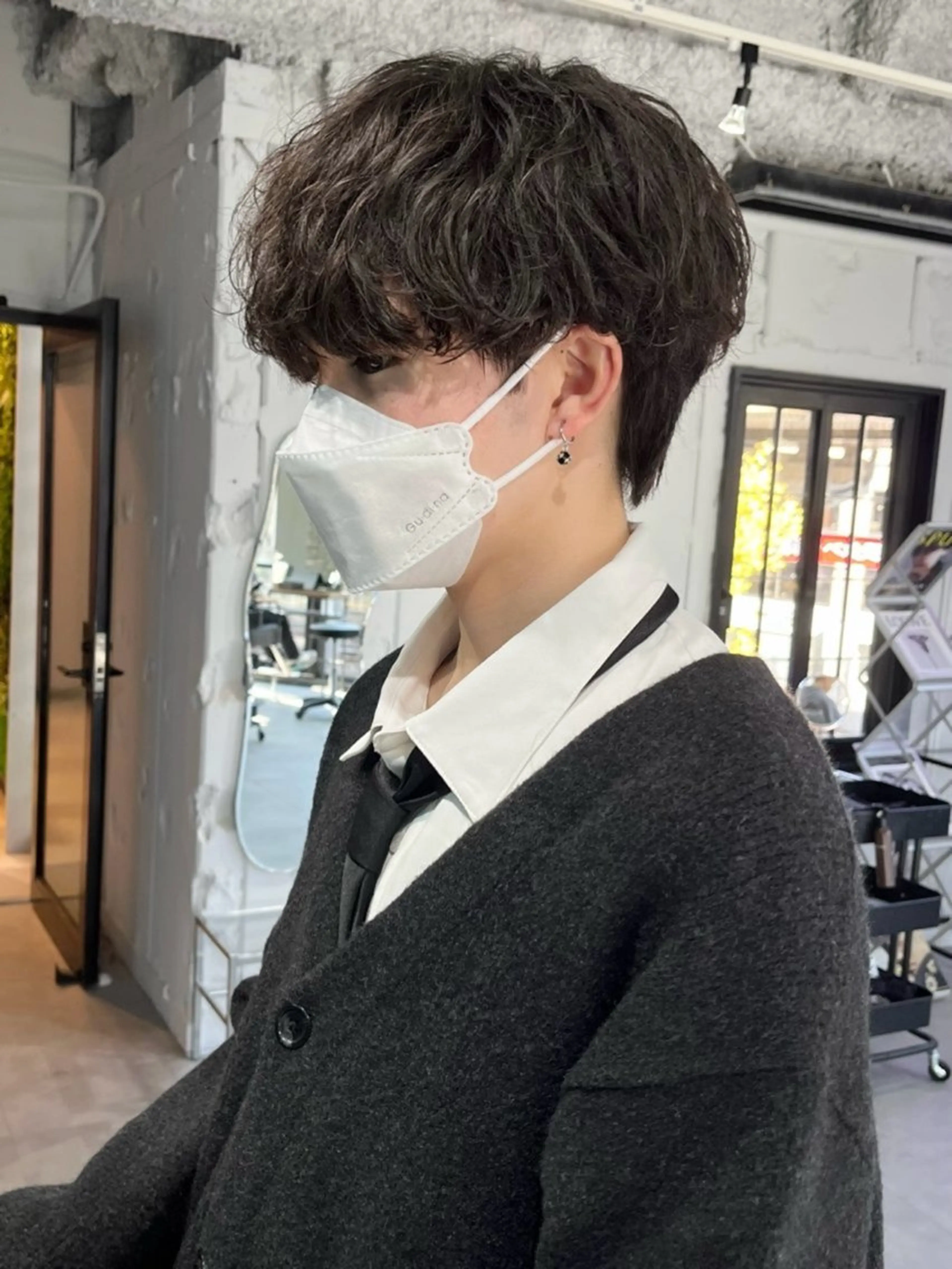 ショート LUAU HAKU所属・REN大阪梅田美容室 ショートパーマ特化のヘアスタイル