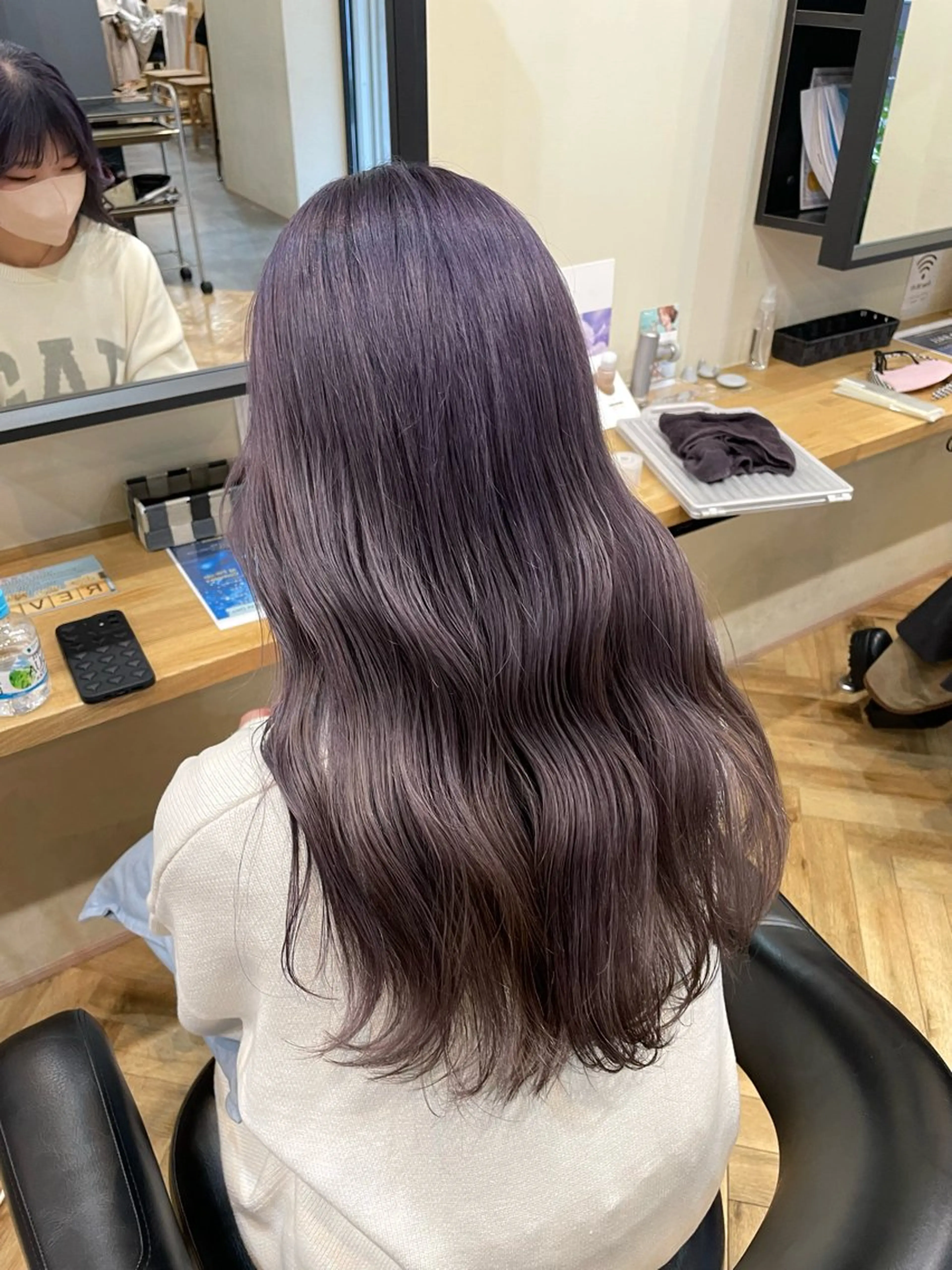 ロング カット ヘアカラー 韓国ヘア/レイヤー 🇰🇷/艶髪/長橋のヘアスタイル