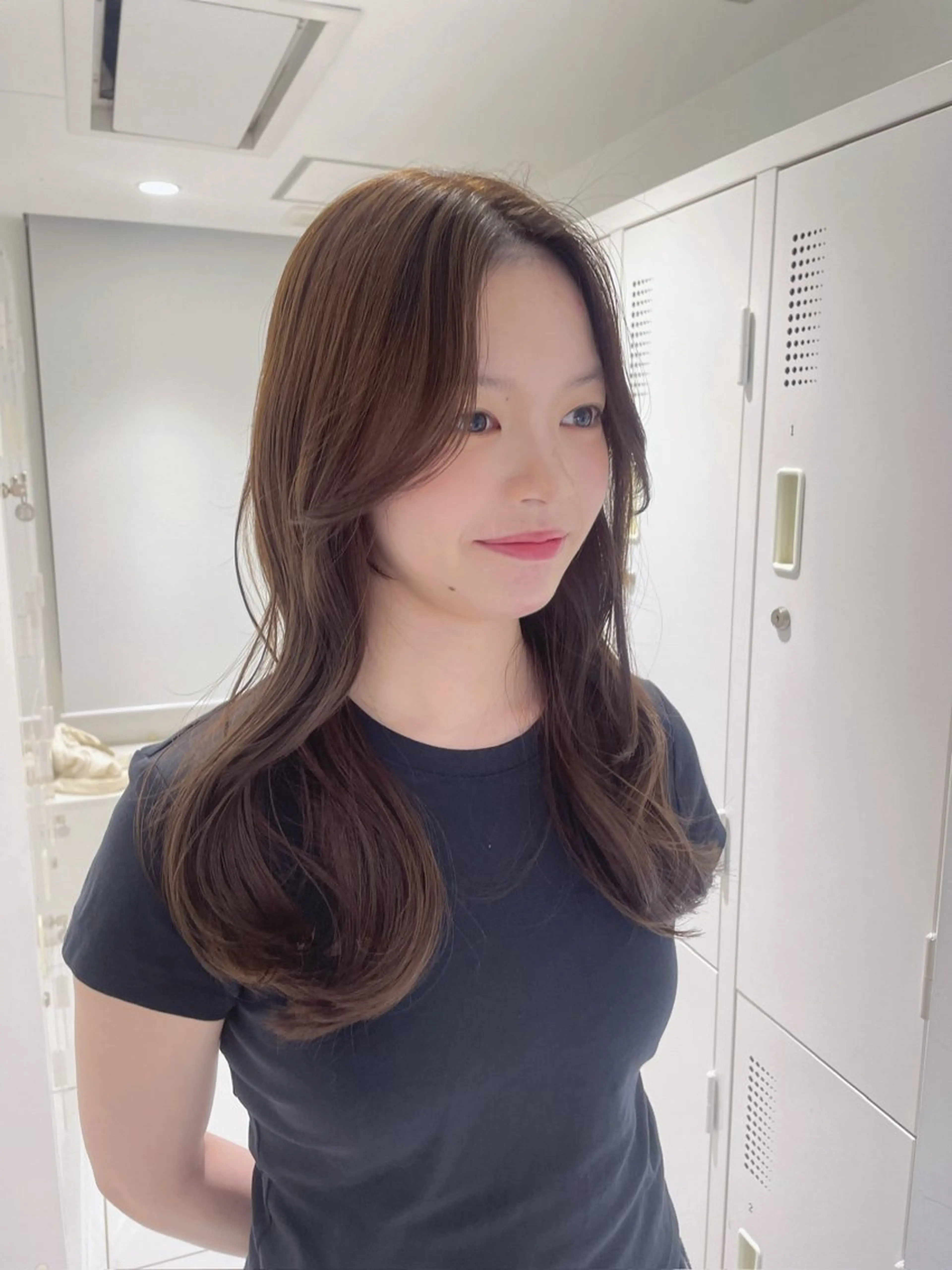 ロング カラー カット ヘアカラー ユイナ ★暖色/レイヤー★のヘアスタイル