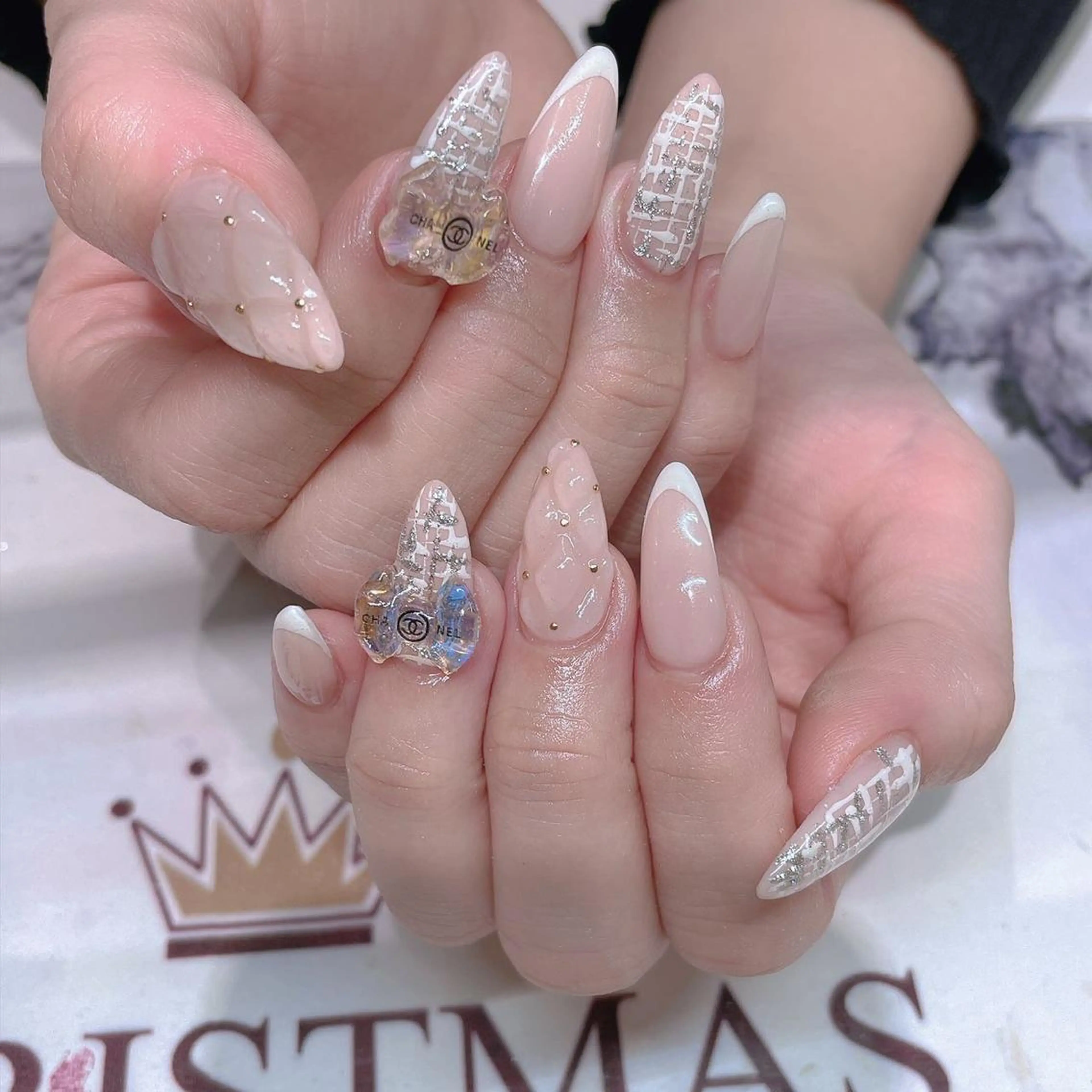 ネイル リボン 美爪パラジェル導入店 Sunnilyのネイルデザイン