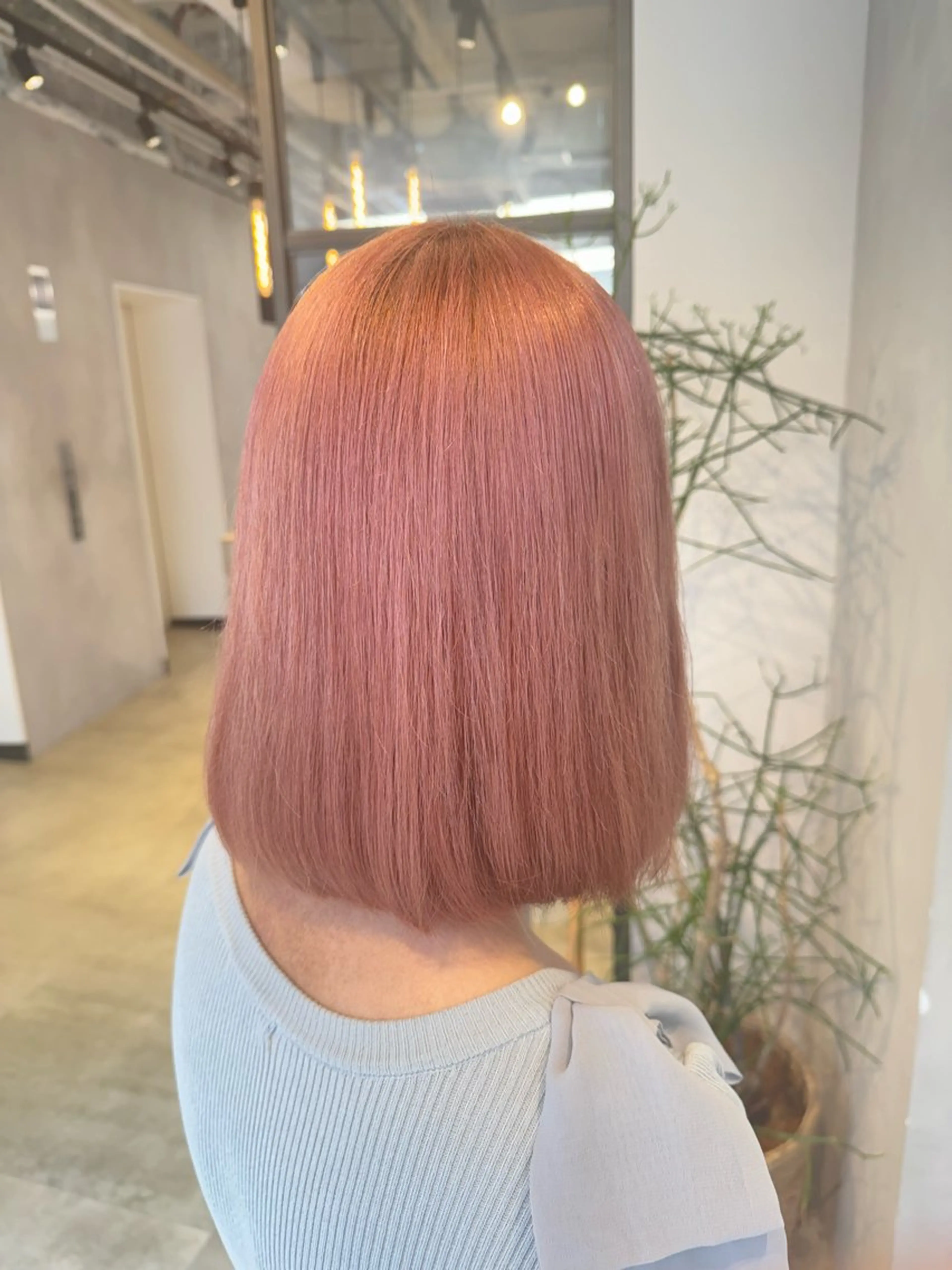 カラー ピンクカラー カット ヘアカラー トリートメント 透明感カラー✨艶髪 制作🌱山根あゆみのヘアスタイル