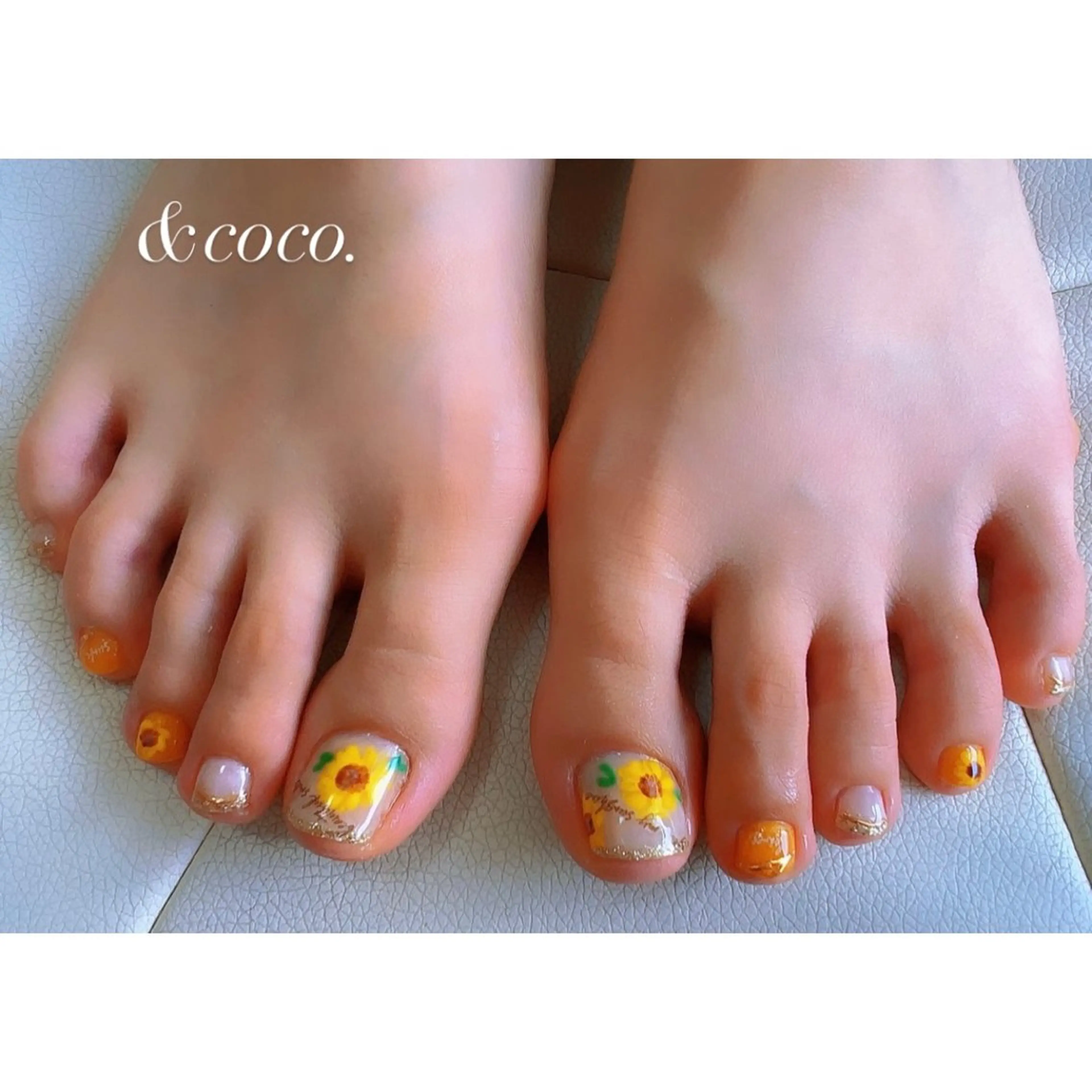 ネイル フラワーネイル ＆coco.所属・＆ coco.のネイルデザイン