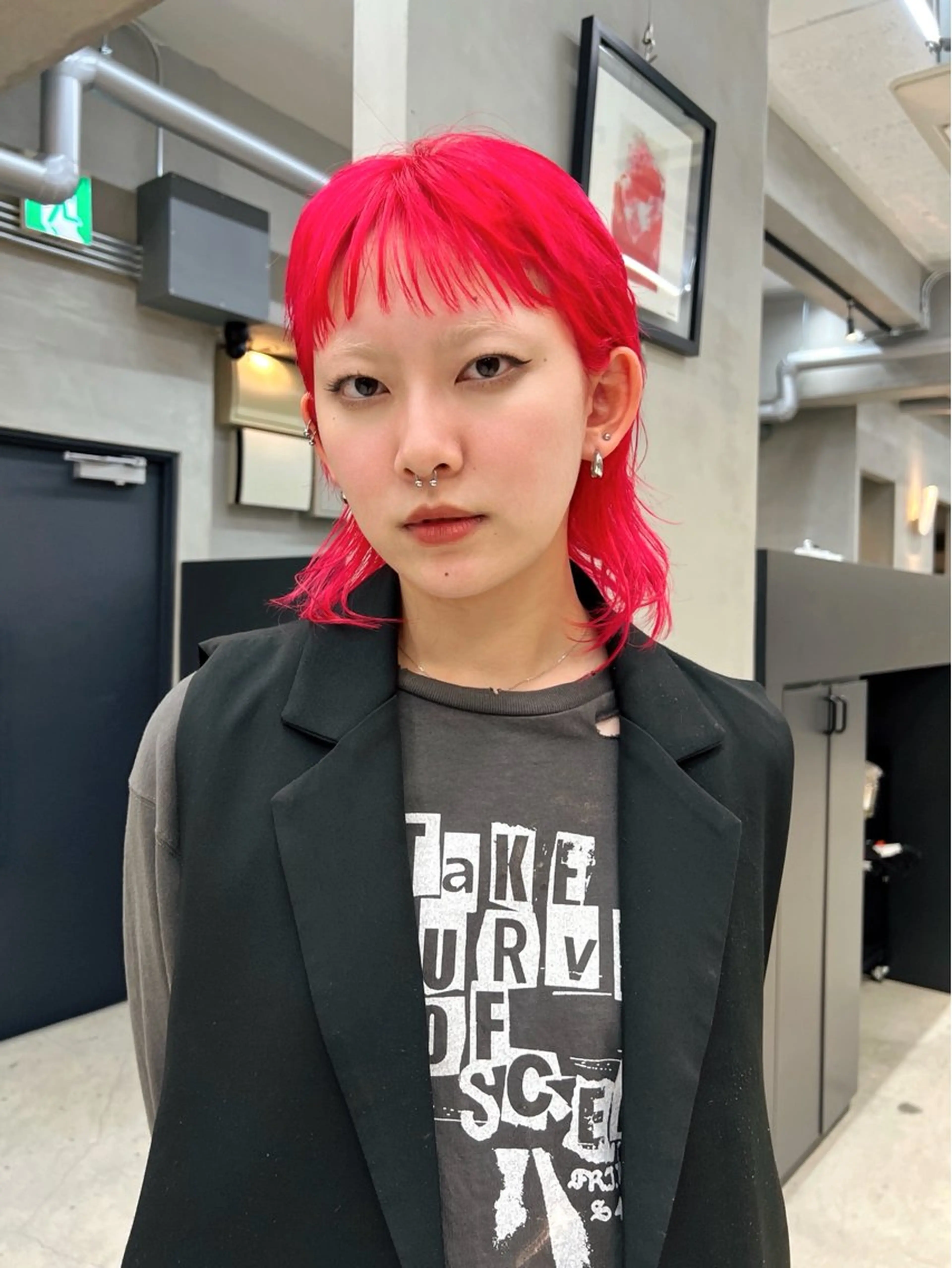 ミディアム カラー カット ヘアカラー トリートメント デザイン/レイヤー Kaito🐩/栄のヘアスタイル