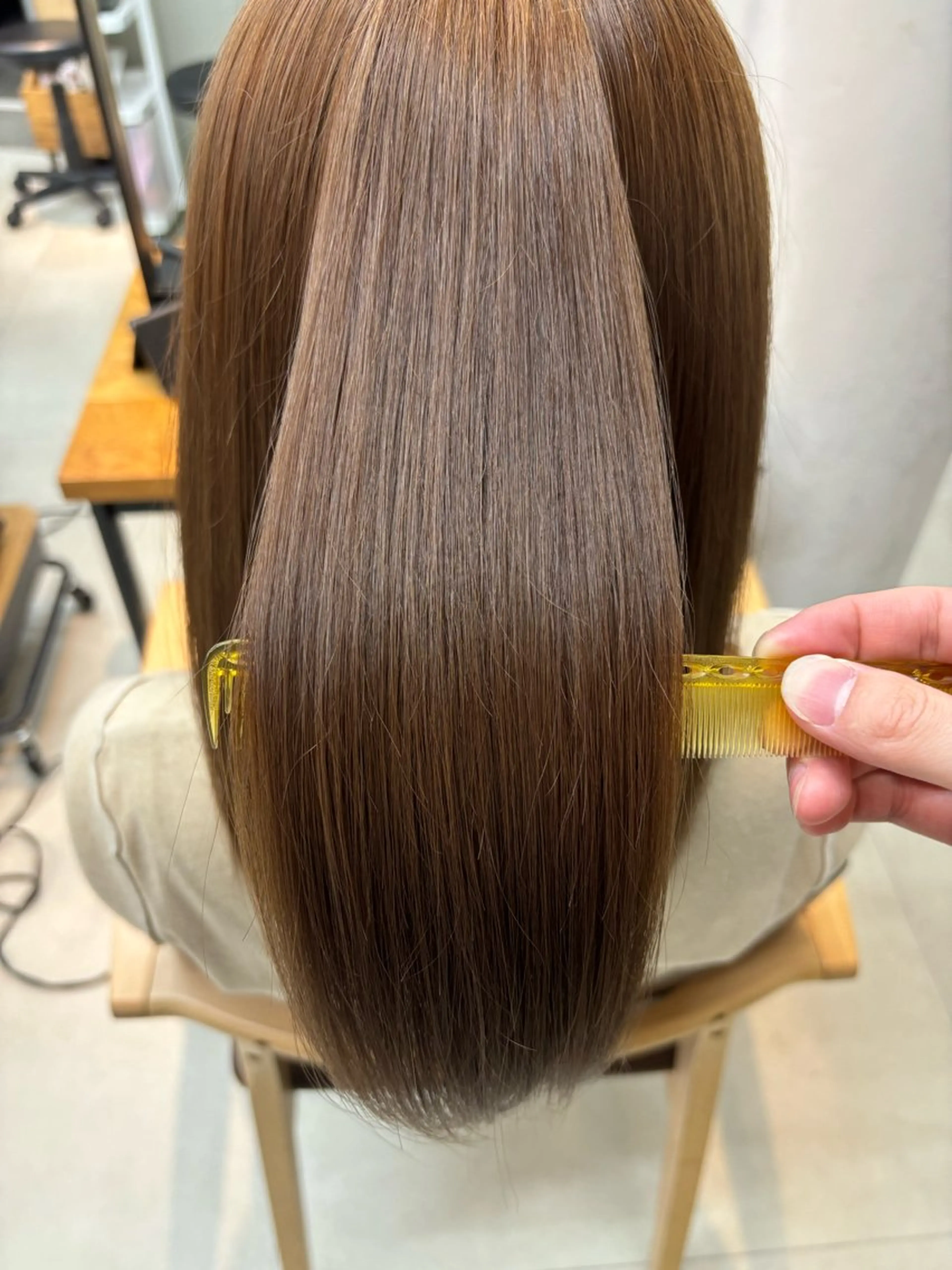 ロング トリートメント 艶髪ストレート/ 理美容師/ショウキのヘアスタイル