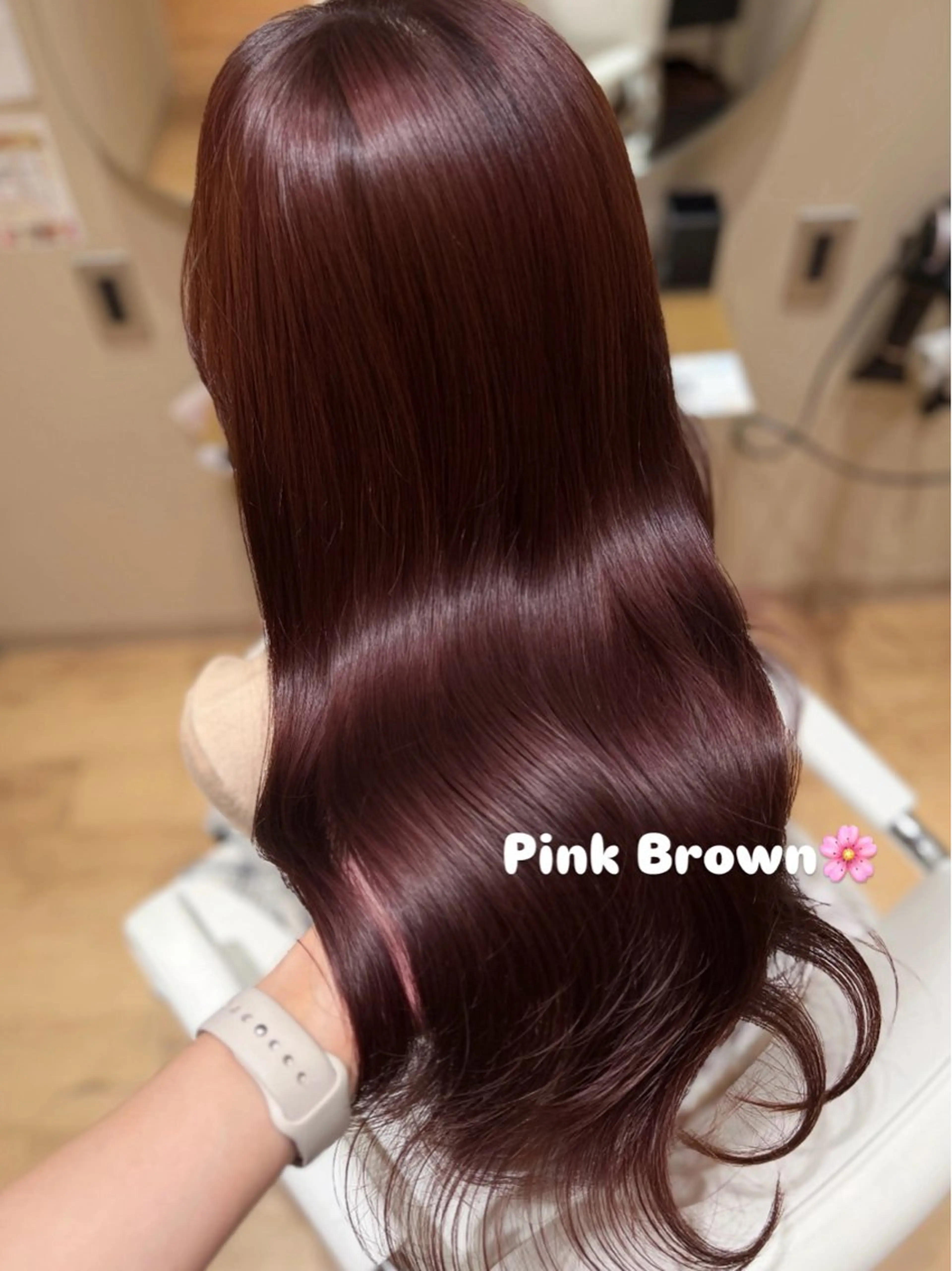 ロング カラー ヘアカラー トリートメント Minori🤎 ナチュラル韓国ヘアのヘアスタイル