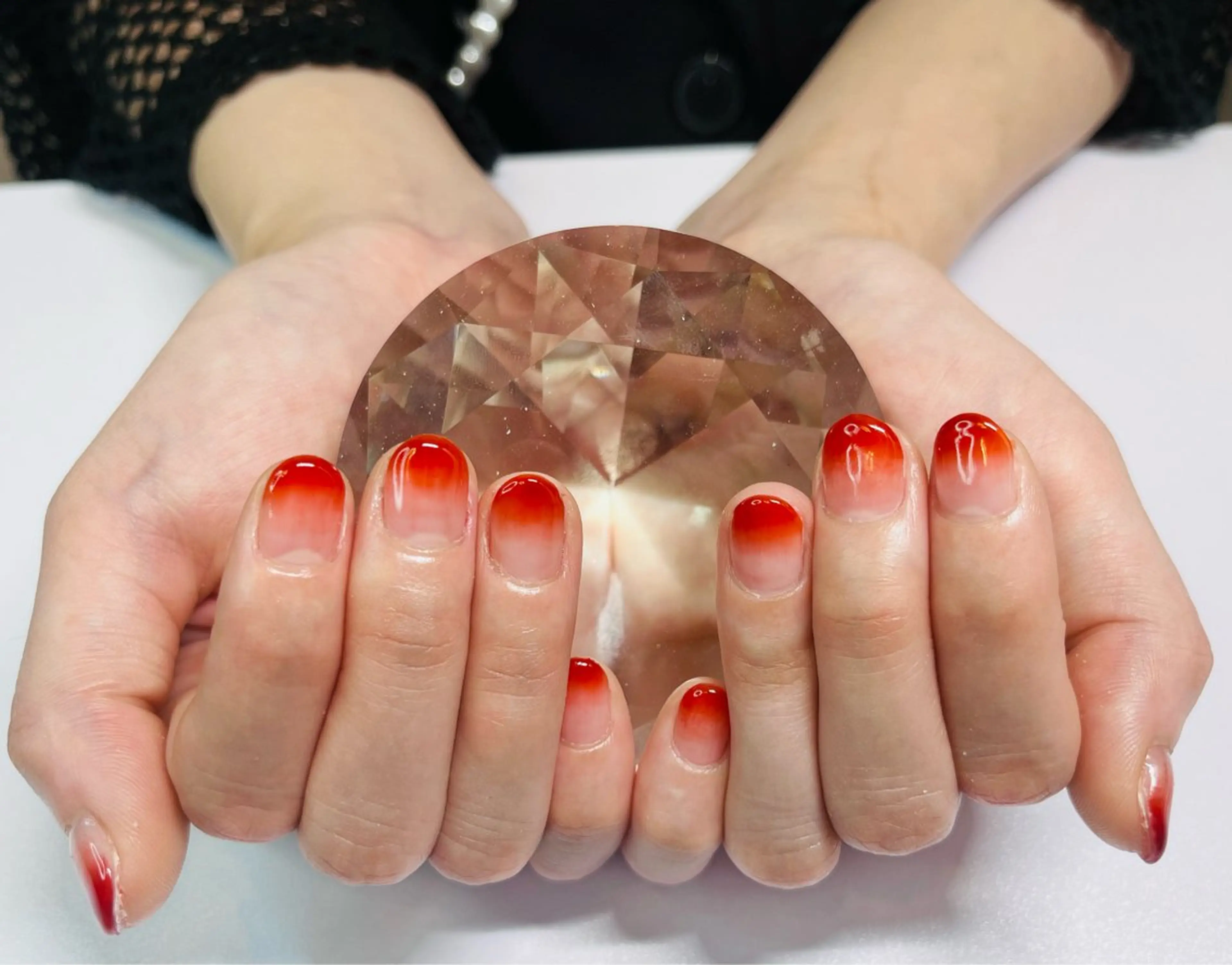 ネイル グラデーション オフィスネイル ワンカラーネイル シンプルネイル 夏ネイル ハンドネイル プライベートサロン N's Nailのネイルデザイン