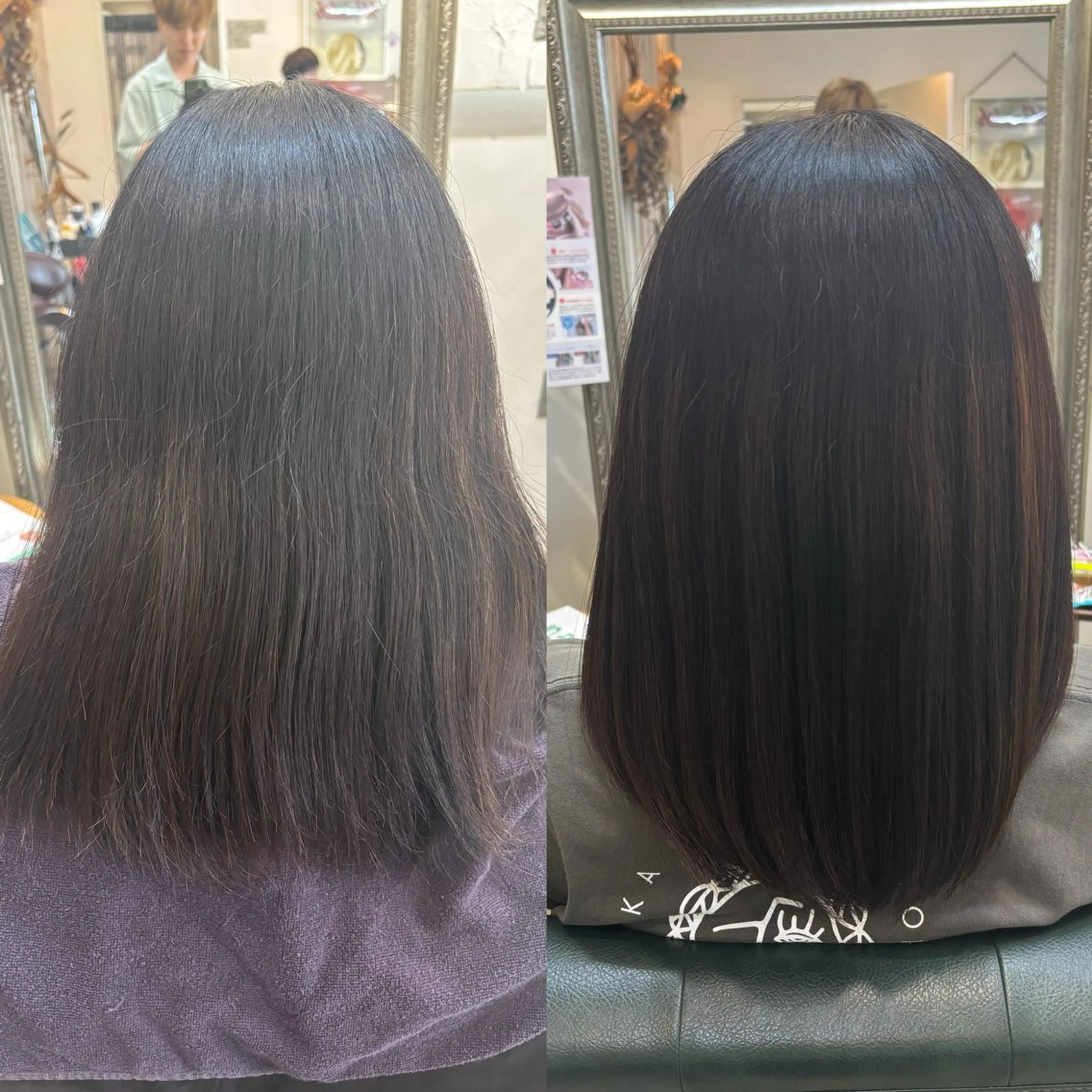 ミディアム 髪質改善×縮毛矯正サロンWealth所属・髪質改善特化サロン Wealth　Naoのヘアスタイル