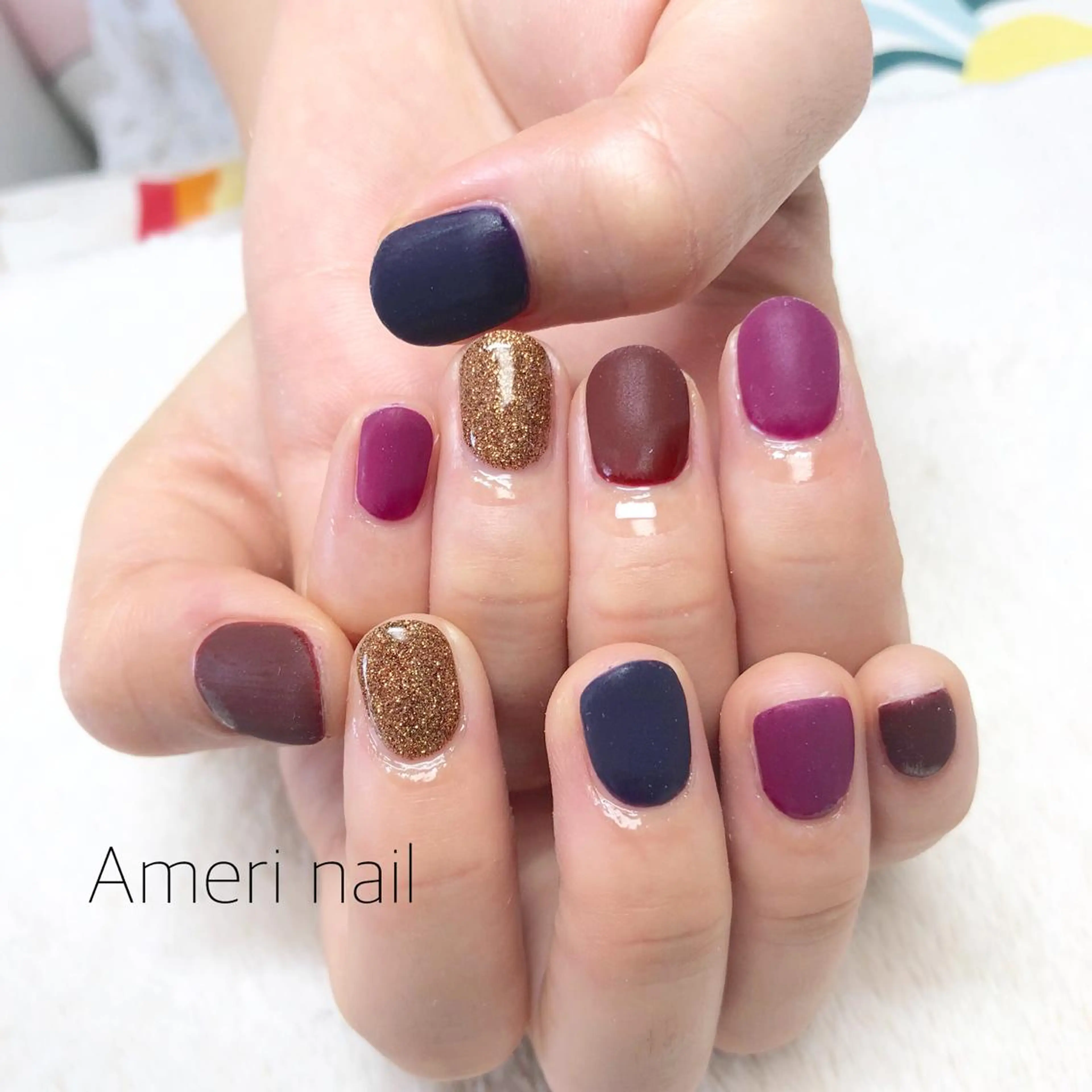ネイル ハンドネイル Ameri nail /UKIのネイルデザイン