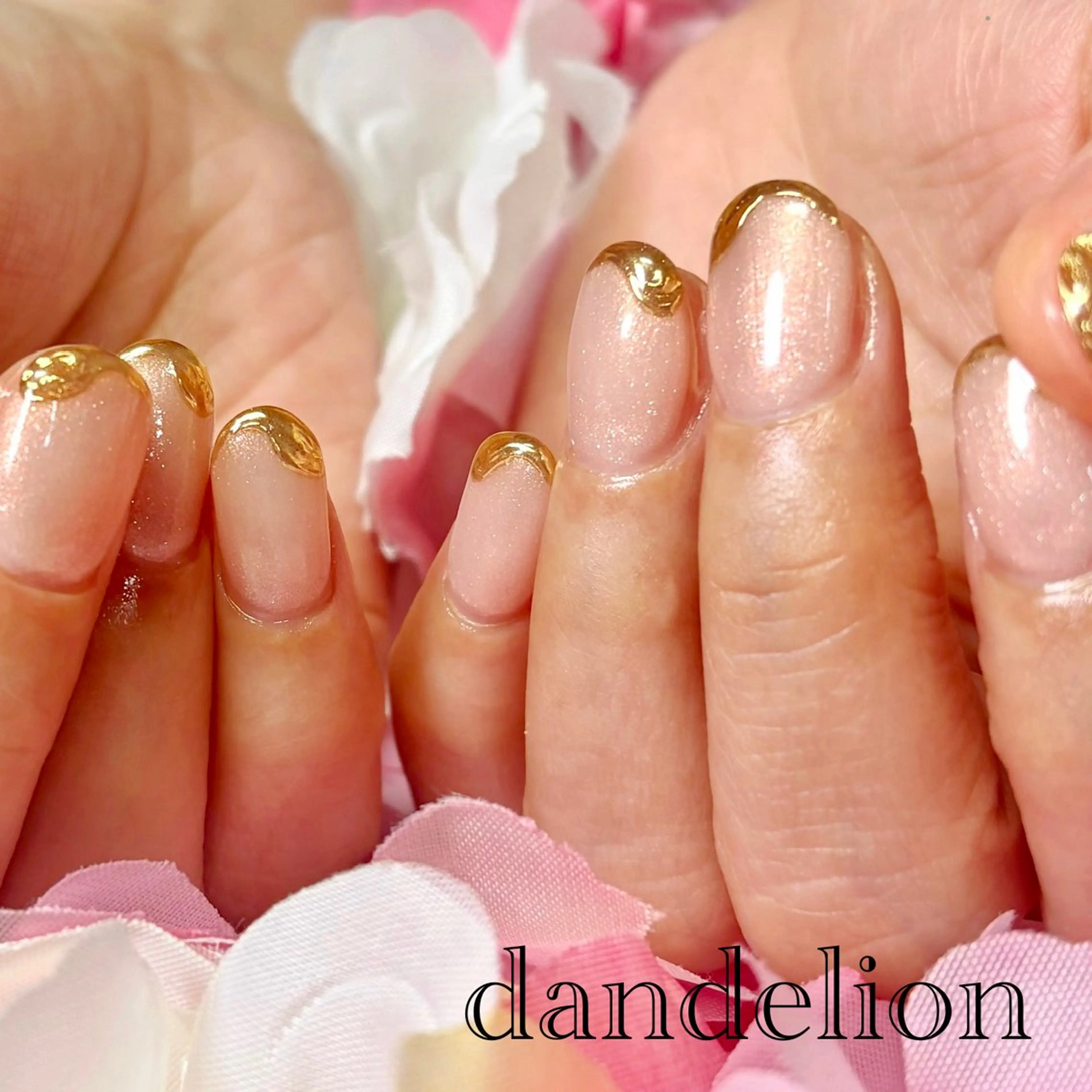 ネイル ハンドネイル ハンドケア dandelion ダンデライオンのネイルデザイン