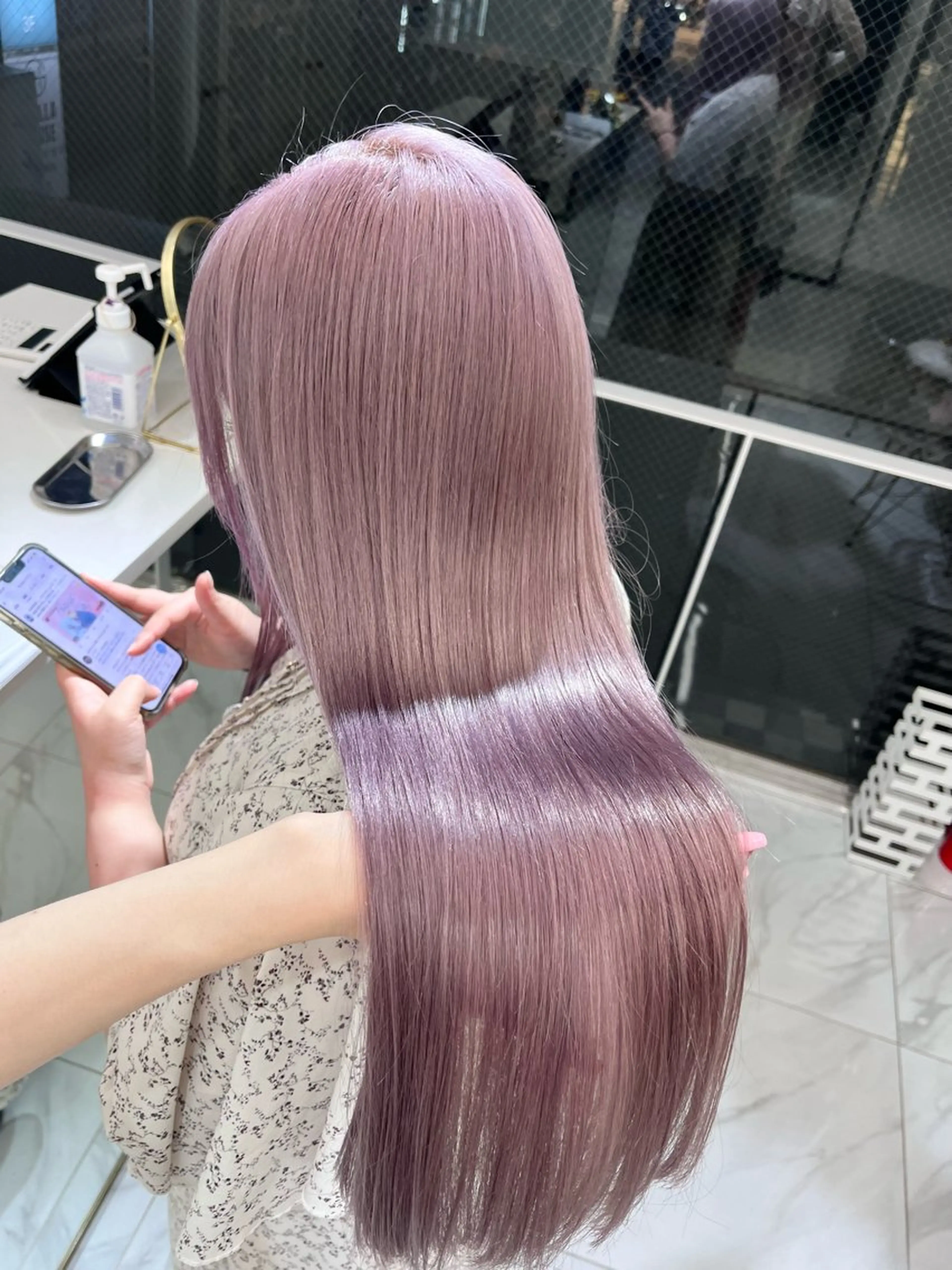 ロング カラー ヘアカラー 韓国ヘア🎀艶髪 /渋谷/Manaeのヘアスタイル