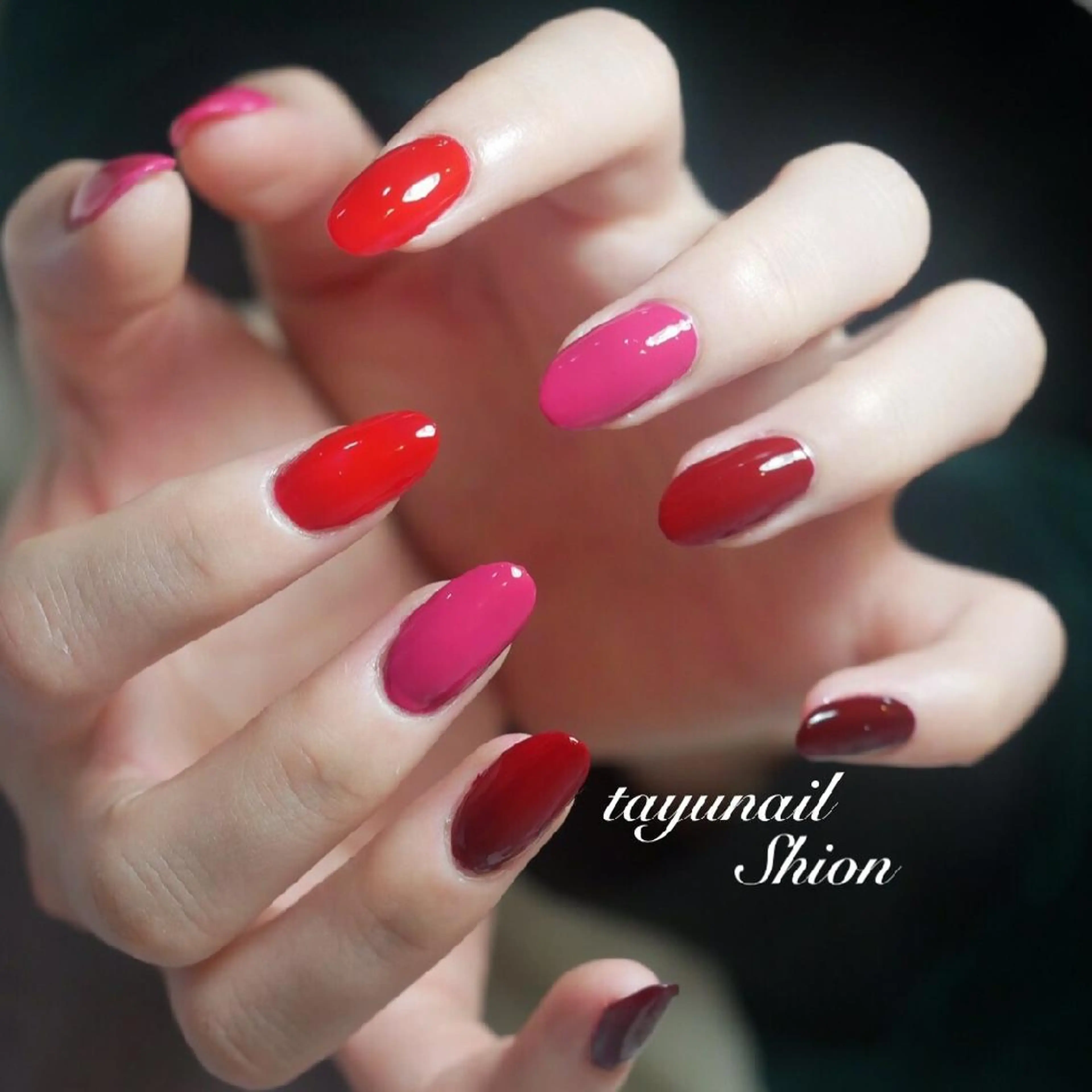 ネイル ブルー ジェルネイル パラジェル 春ネイル ネイルサロン・ネイルスクール　たゆnail所属・ネイルサロン 【たゆnail】のネイルデザイン