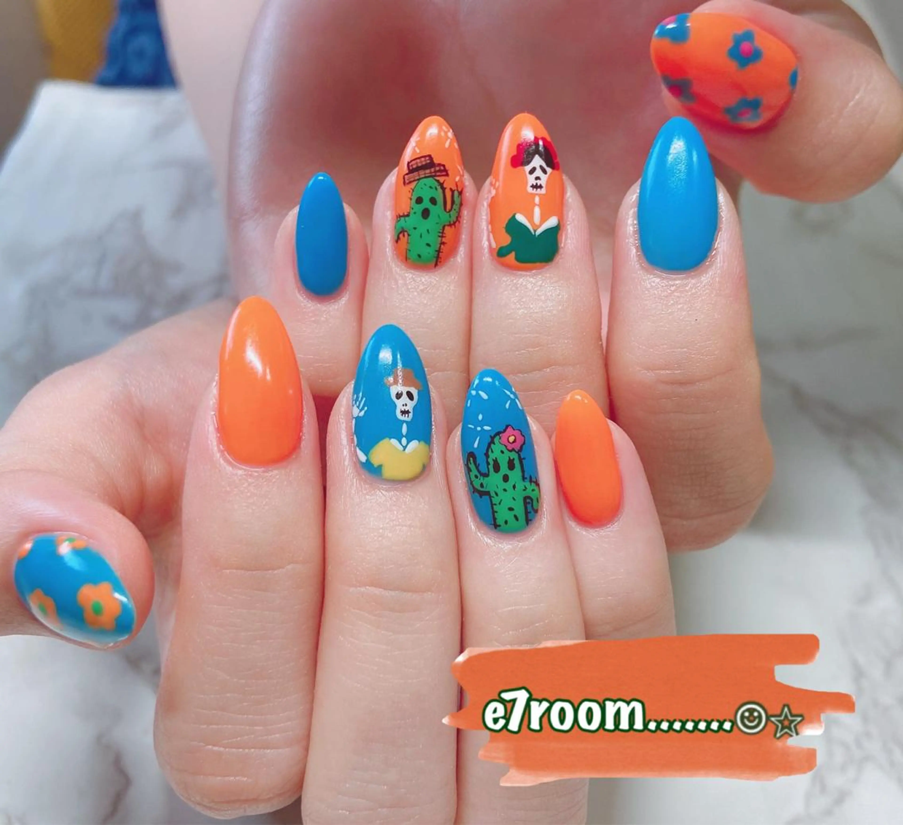 ネイル 持ち込み 江口 佳奈のネイルデザイン