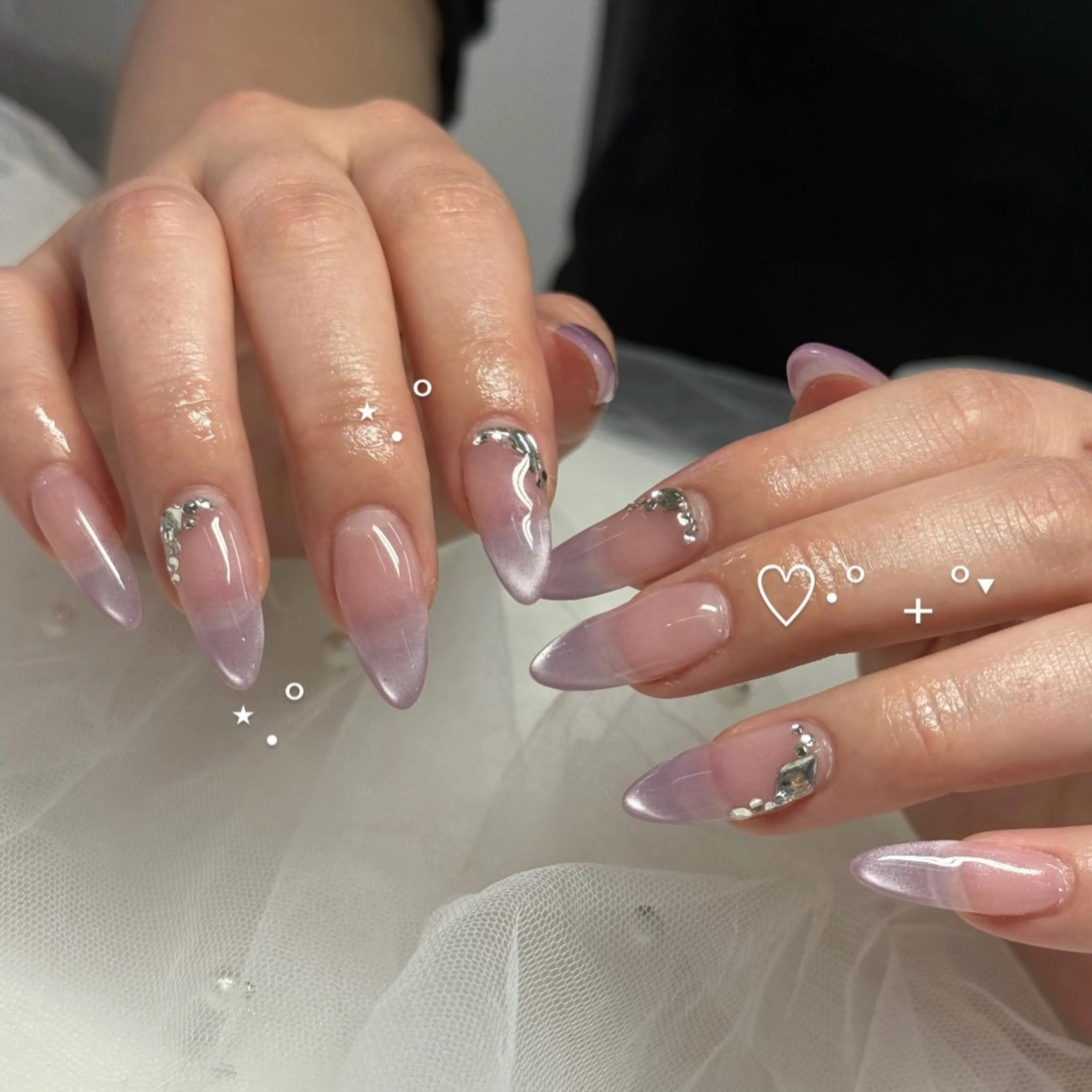 ネイル フレンチネイル グラデーション ハンドネイル WOLTOKYO渋谷 yunaのネイルデザイン