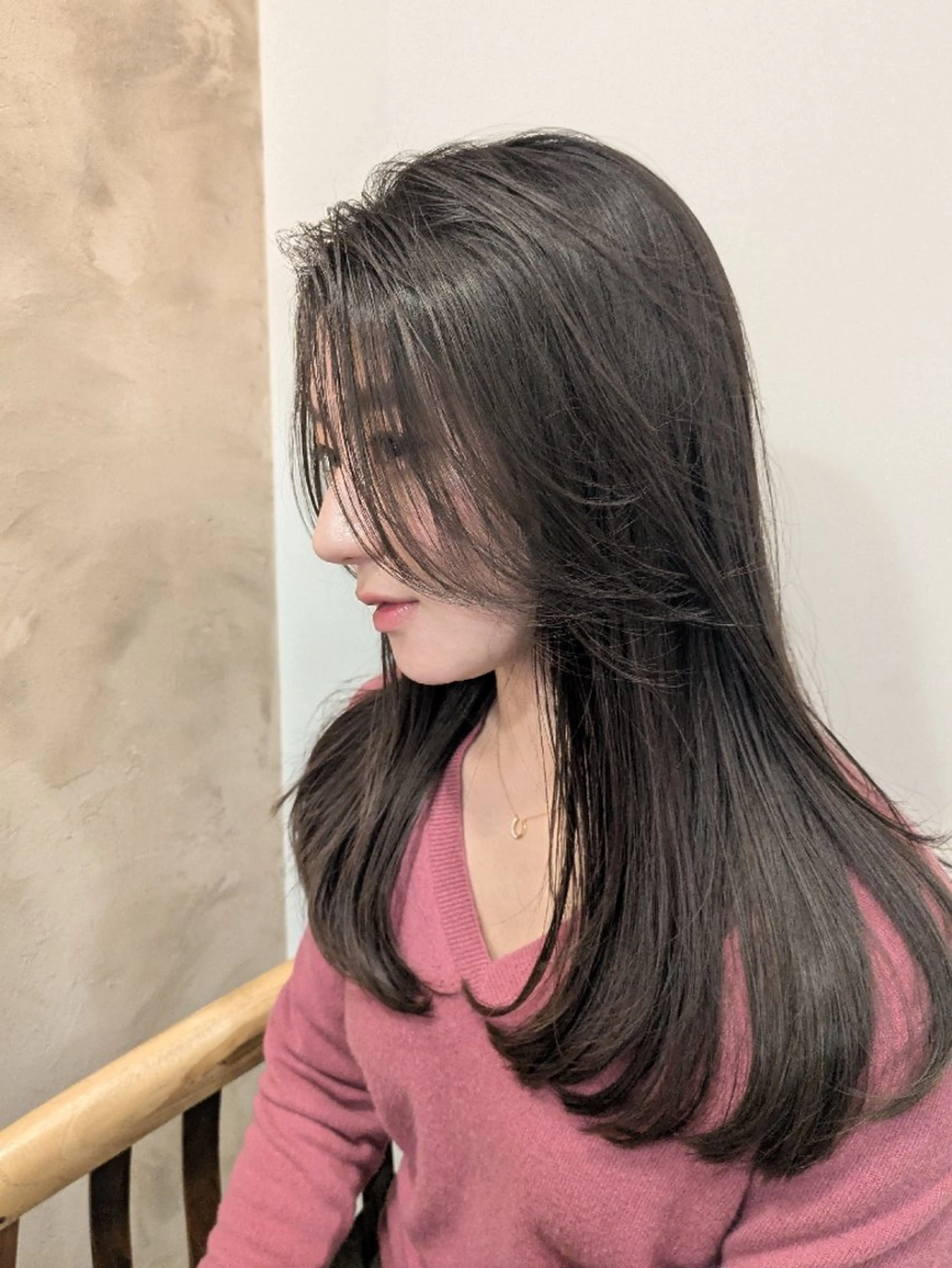 ロング 田中 秋水のヘアスタイル