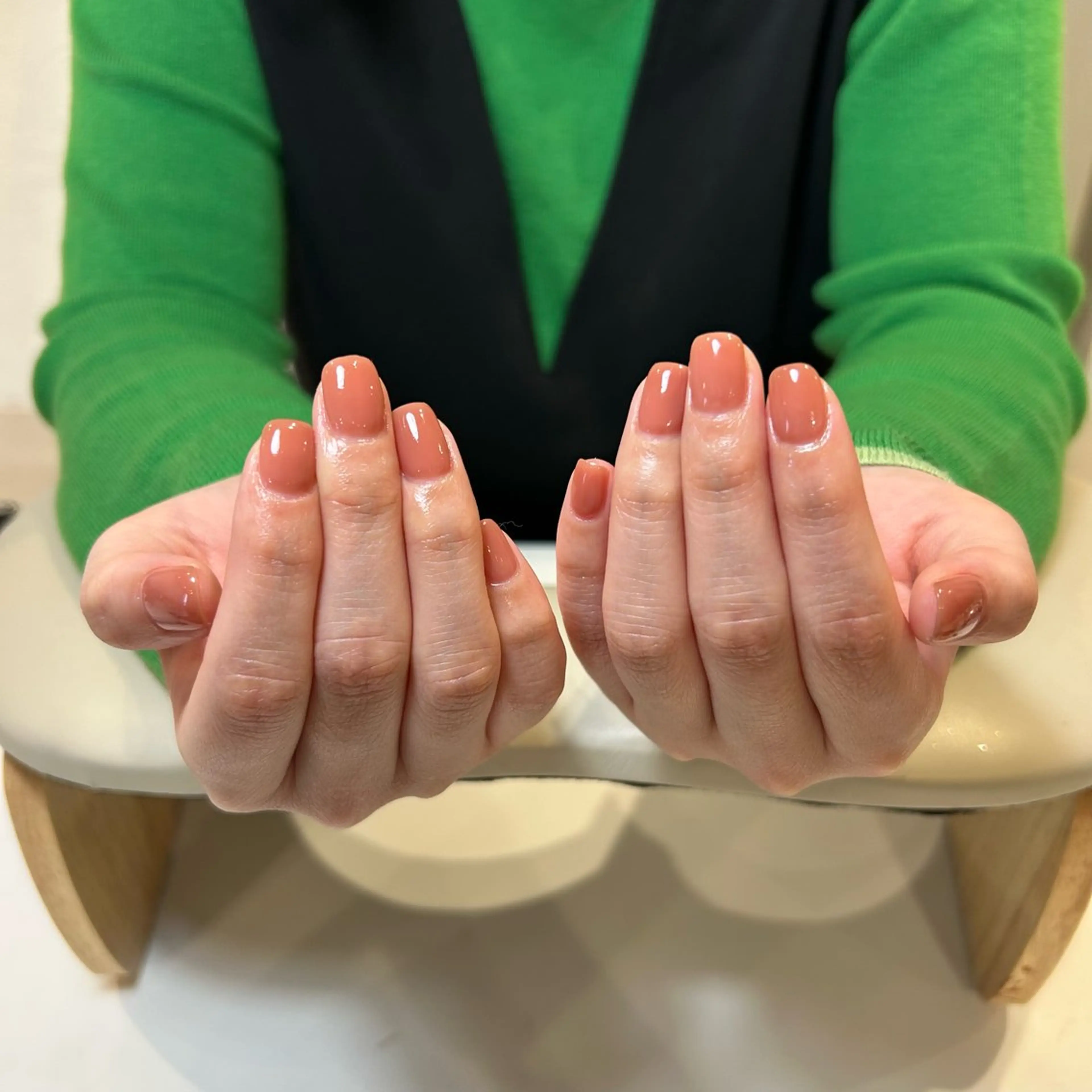 ネイル ワンカラーネイル bii所属・【bii】 NODOKAのネイルデザイン