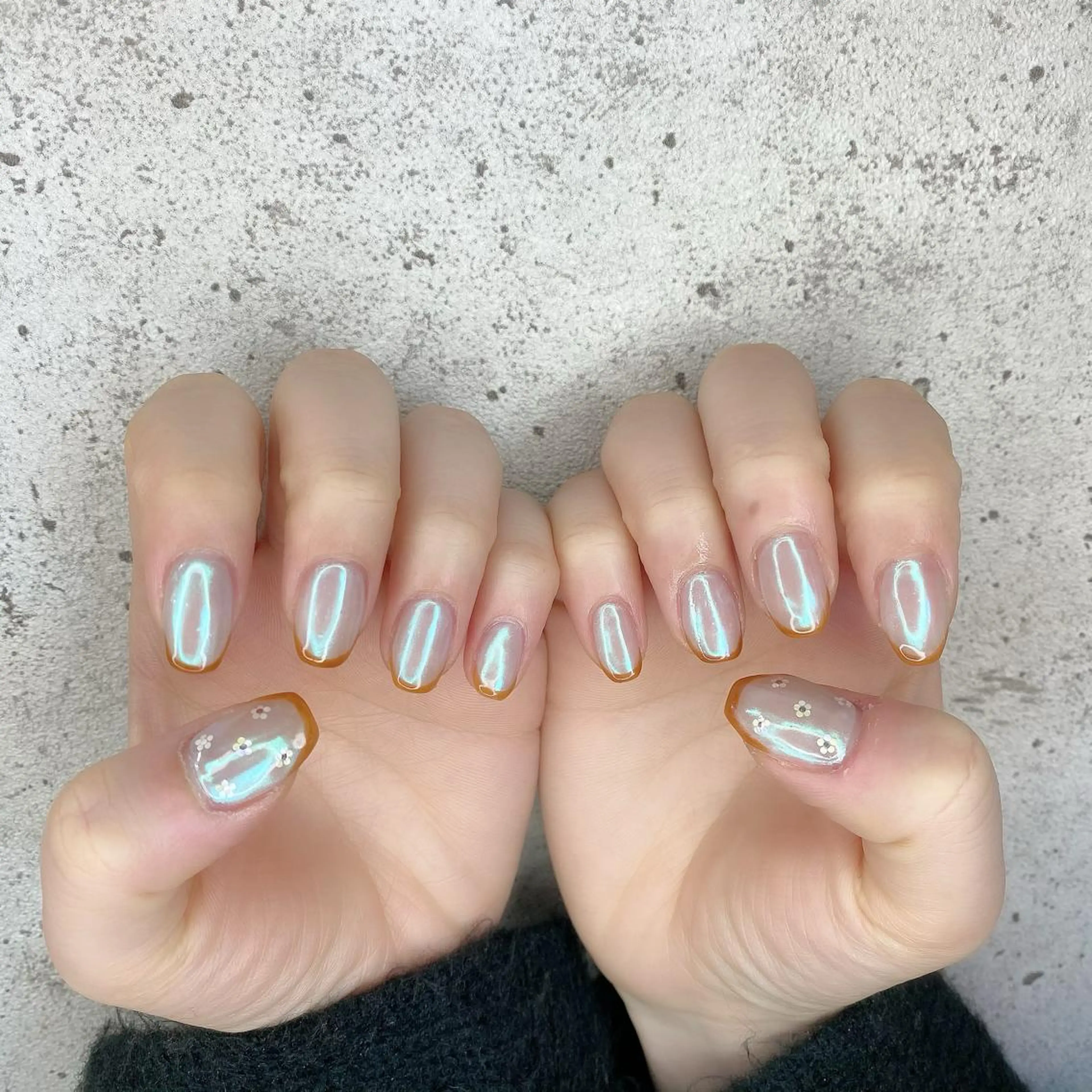 ミディアム カラー パーマ ヘアアレンジ メンズ キッズ ネイル マツエク・マツパ ハンドネイル Salon Ｋのネイルデザイン