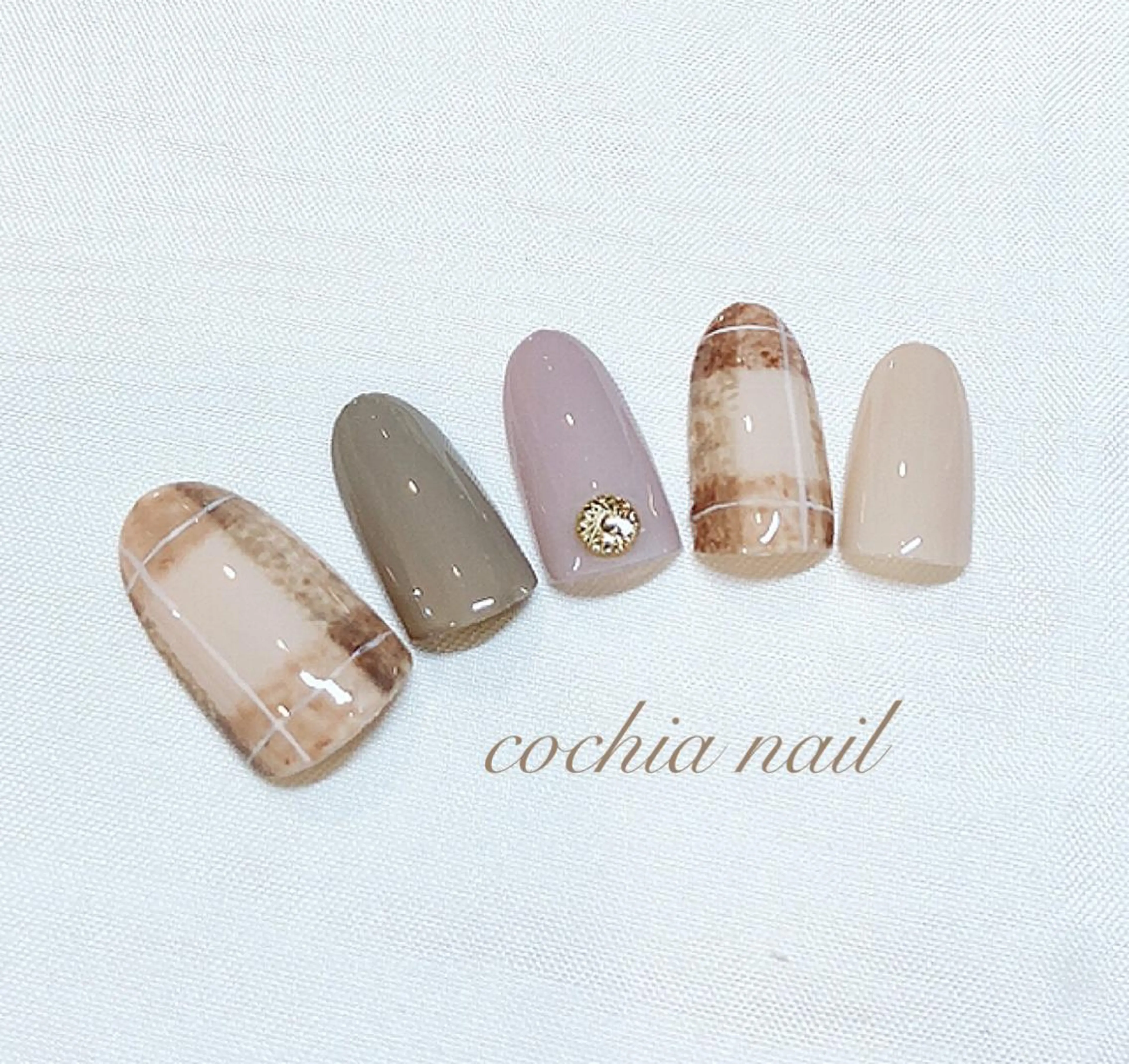 ネイル ハンドネイル ☆Cochia nail☆のネイルデザイン