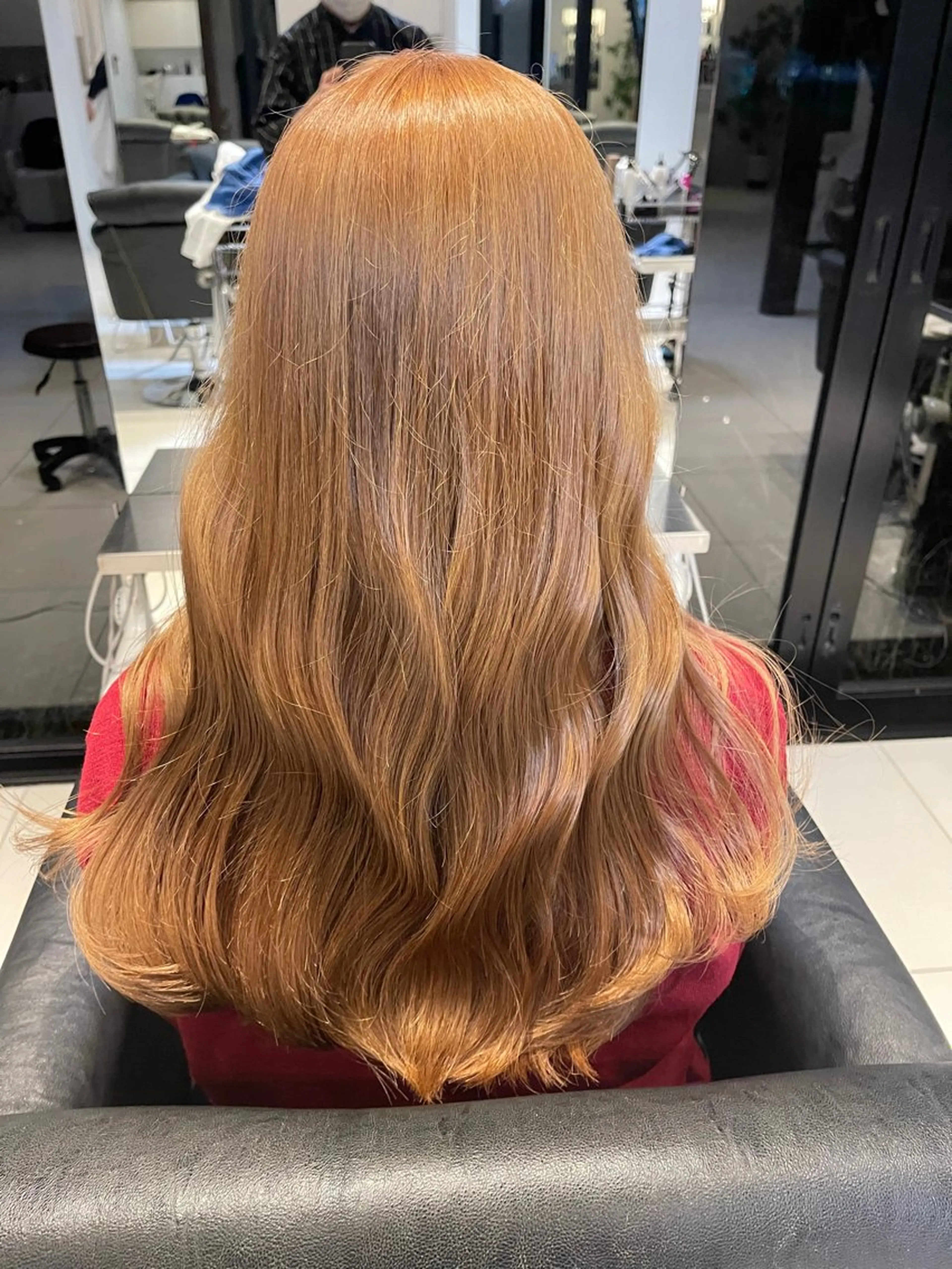 ロング カット ヘアカラー 三好 達也のヘアスタイル