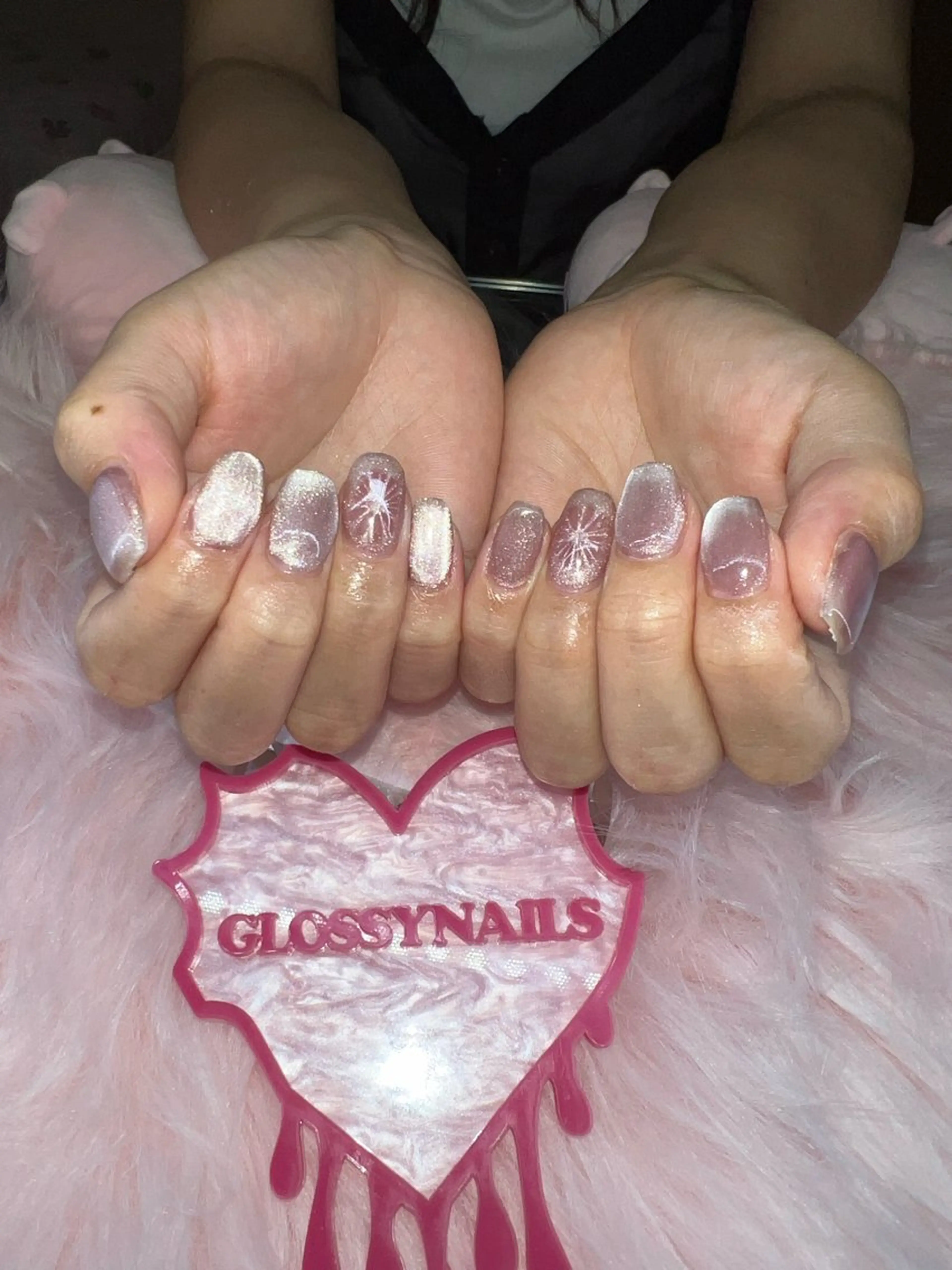 ネイル マグネットネイル ハンドネイル glossy nails所属・Glossy -miyoのネイルデザイン