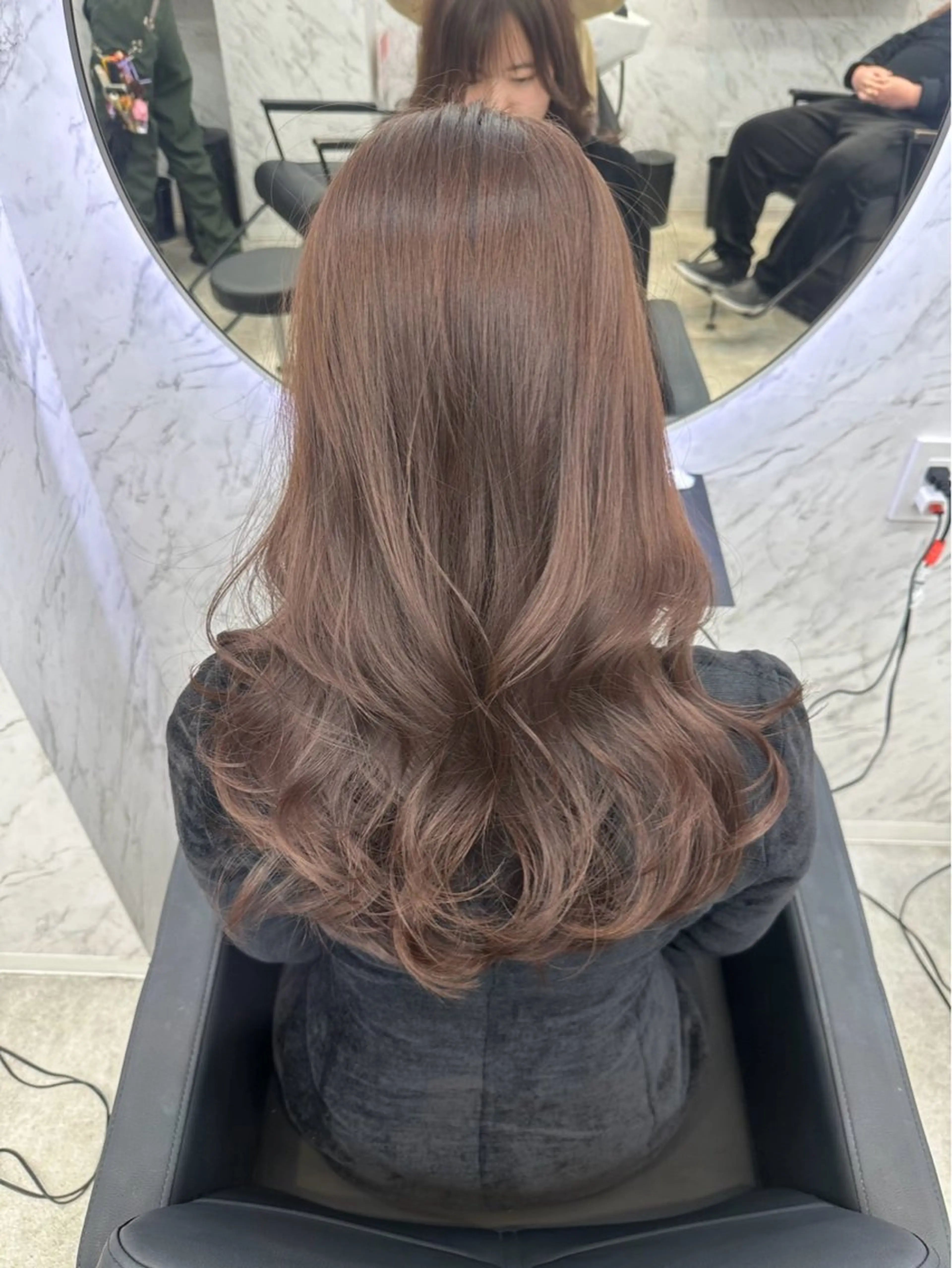 カラー ブラウンカラー ヘアカラー hair salon dot. mooda 韓国風サロン 町田店所属・韓国風ヘア🎀🩶 /♡𝓝𝓸𝓪♡のヘアスタイル