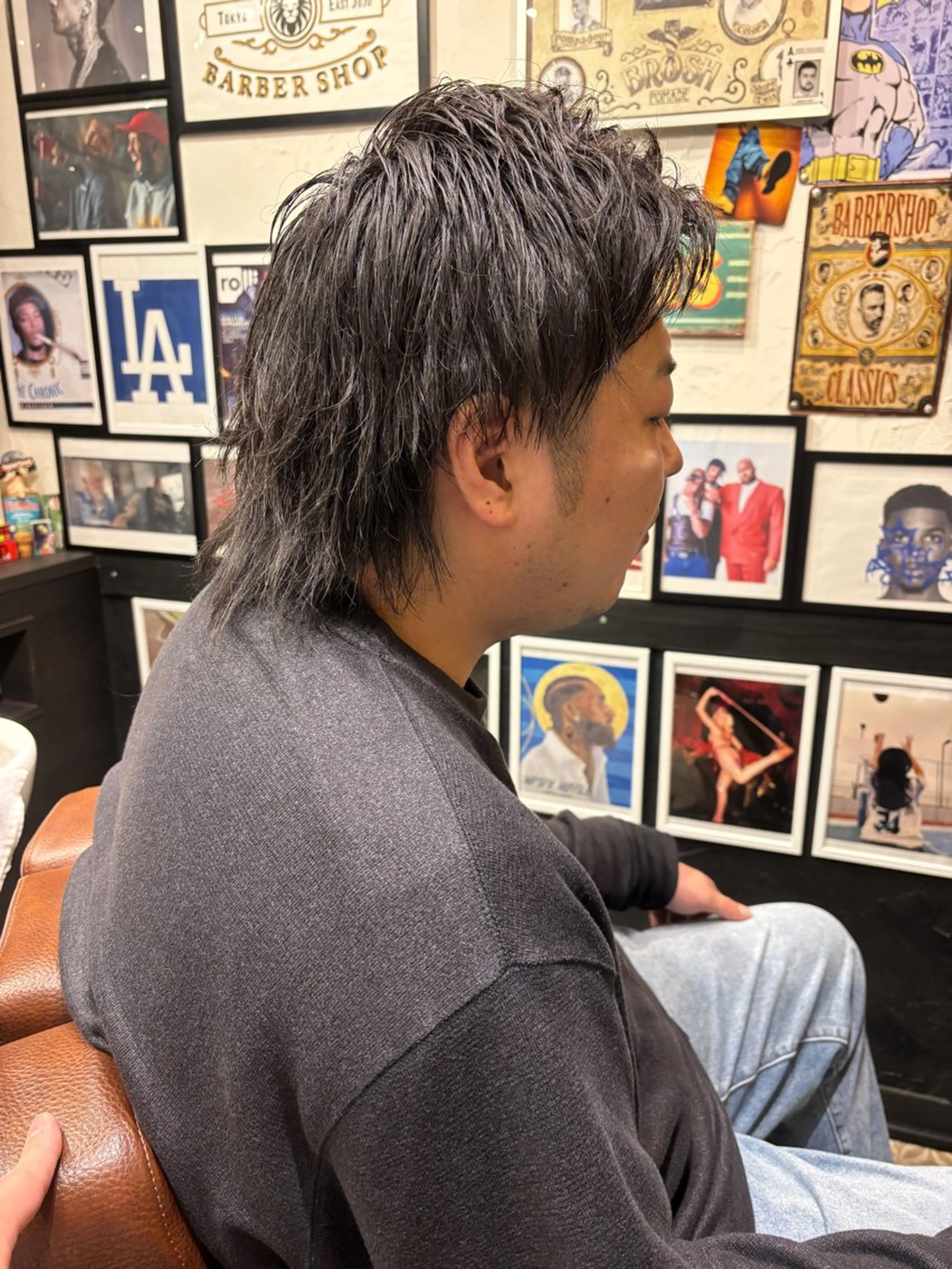 ミディアム メンズ CribHoodbarbershop所属・白井 昇太のヘアスタイル