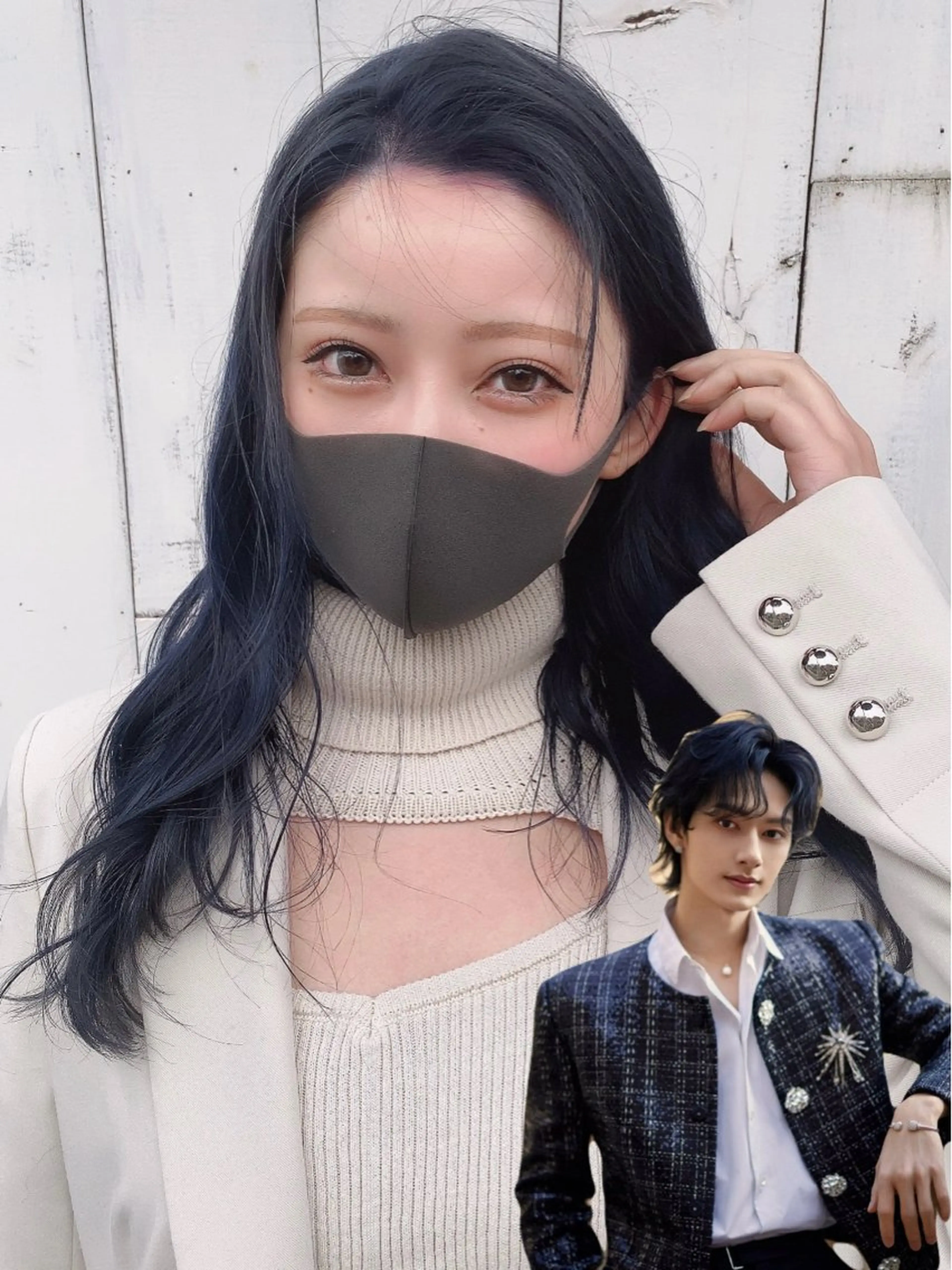 ロング カラー ヘアアレンジ ヘアカラー トリートメント 韓国レイヤーカット/ 儚げカラーチナツのヘアスタイル